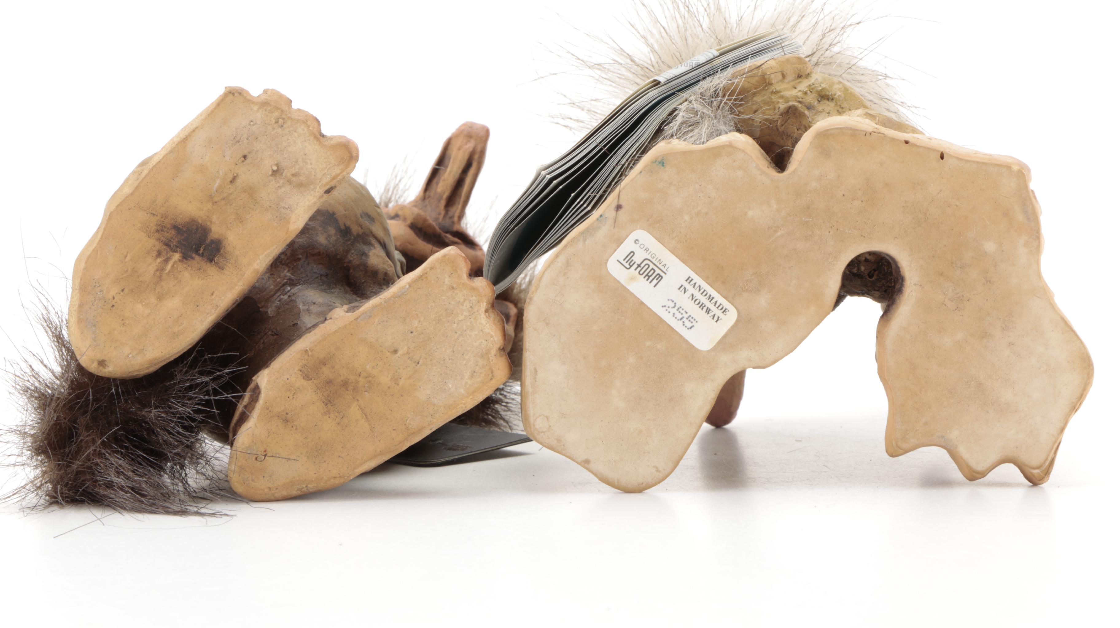 Nyform Handmade Norwegian Resin Troll Figurines