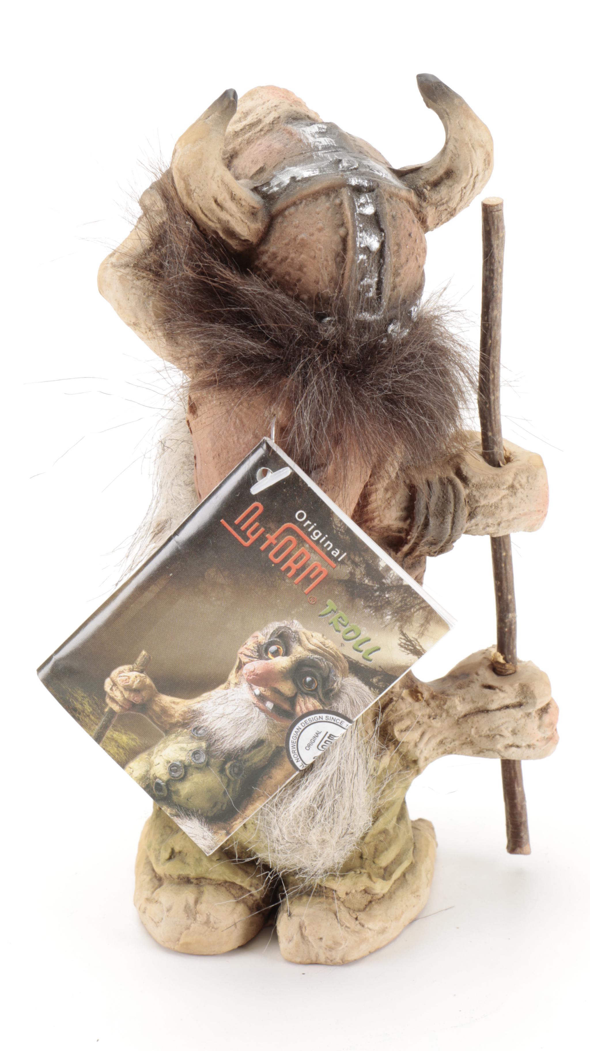 Nyform Handmade Norwegian Resin Troll Figurines