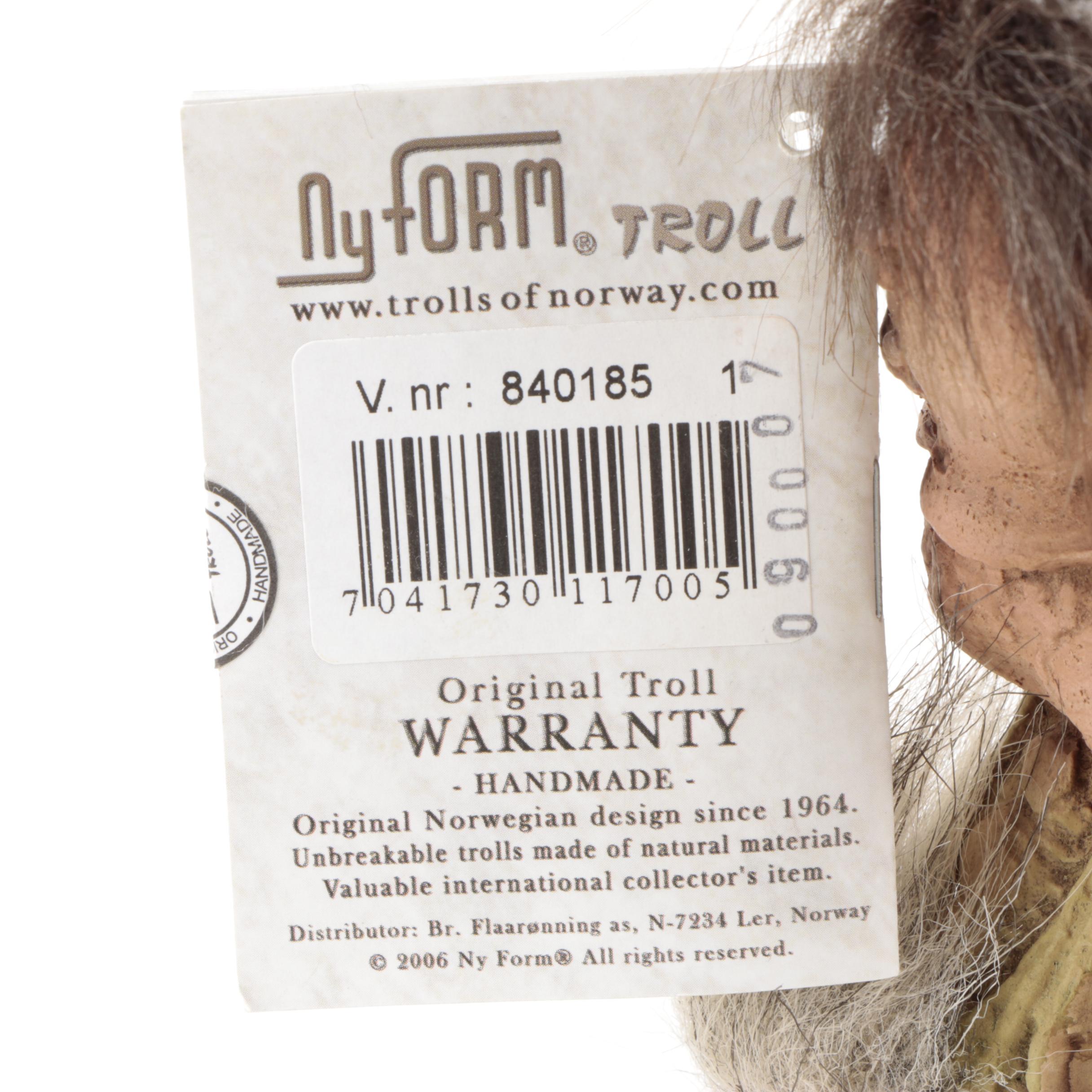 Nyform Handmade Norwegian Resin Troll Figurines