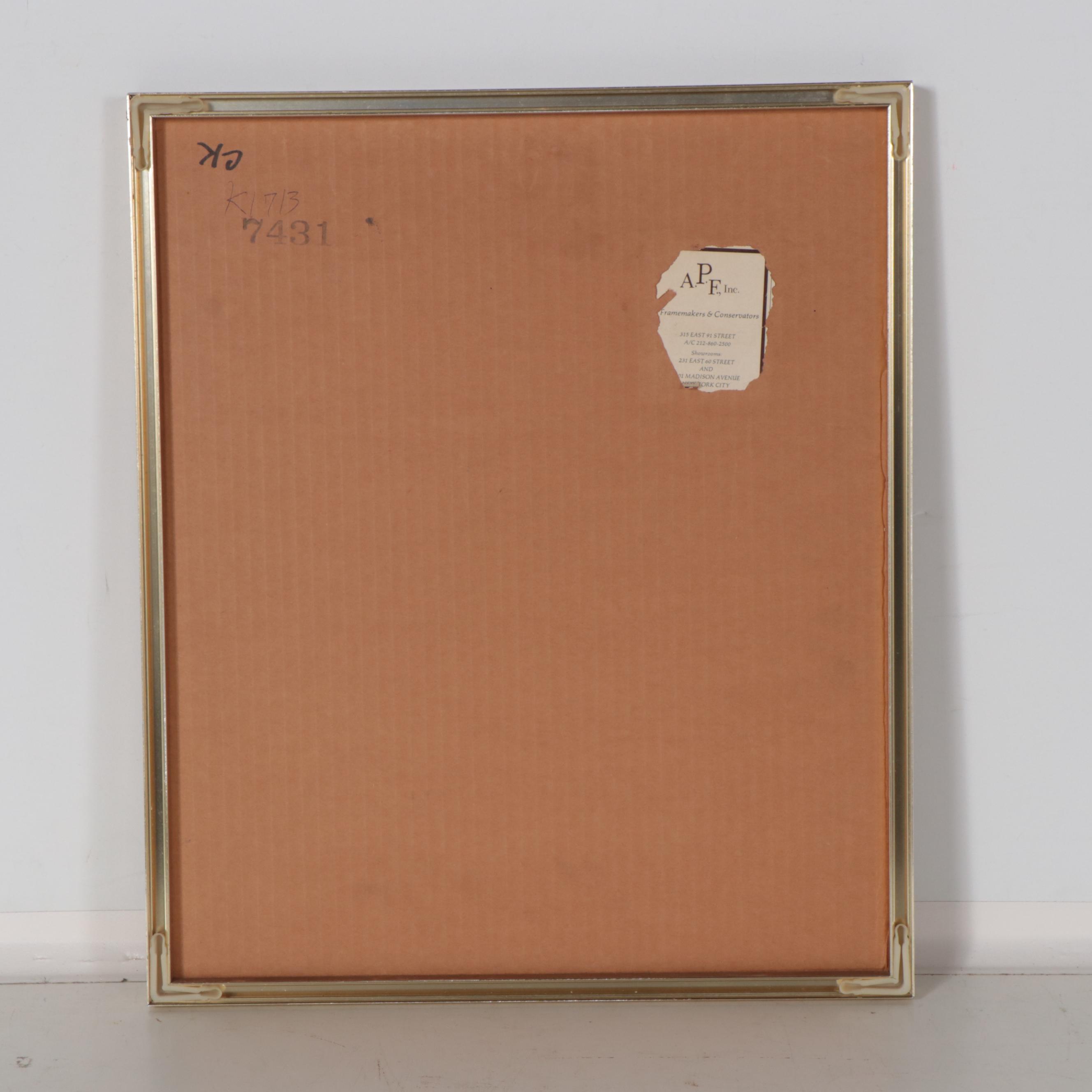 Salvador Dalí Second Edition Etching "The Lady and the Unicorn," 1971