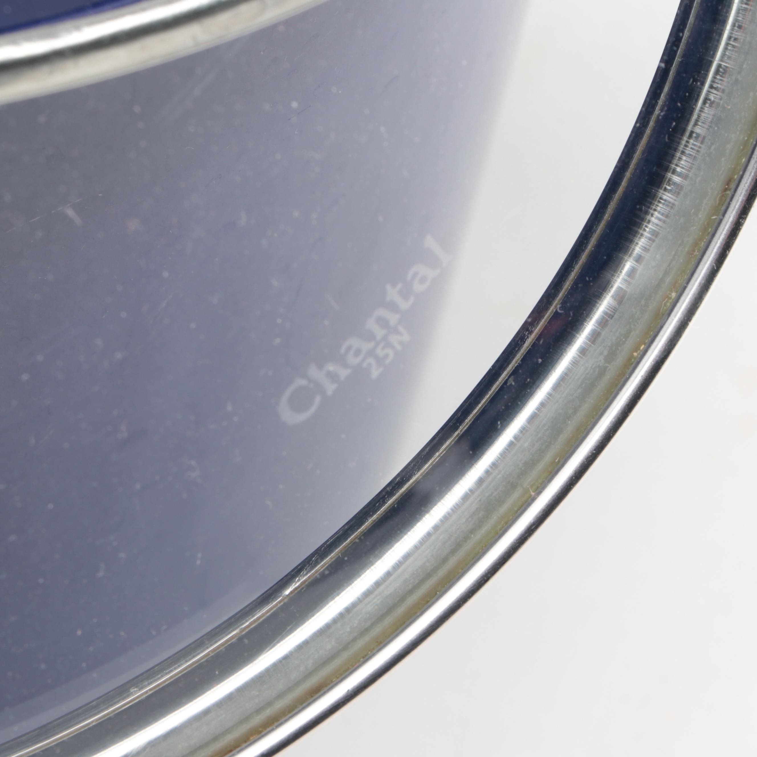 Chantal Blue Enameled Steel Cookware, Late 20th Century