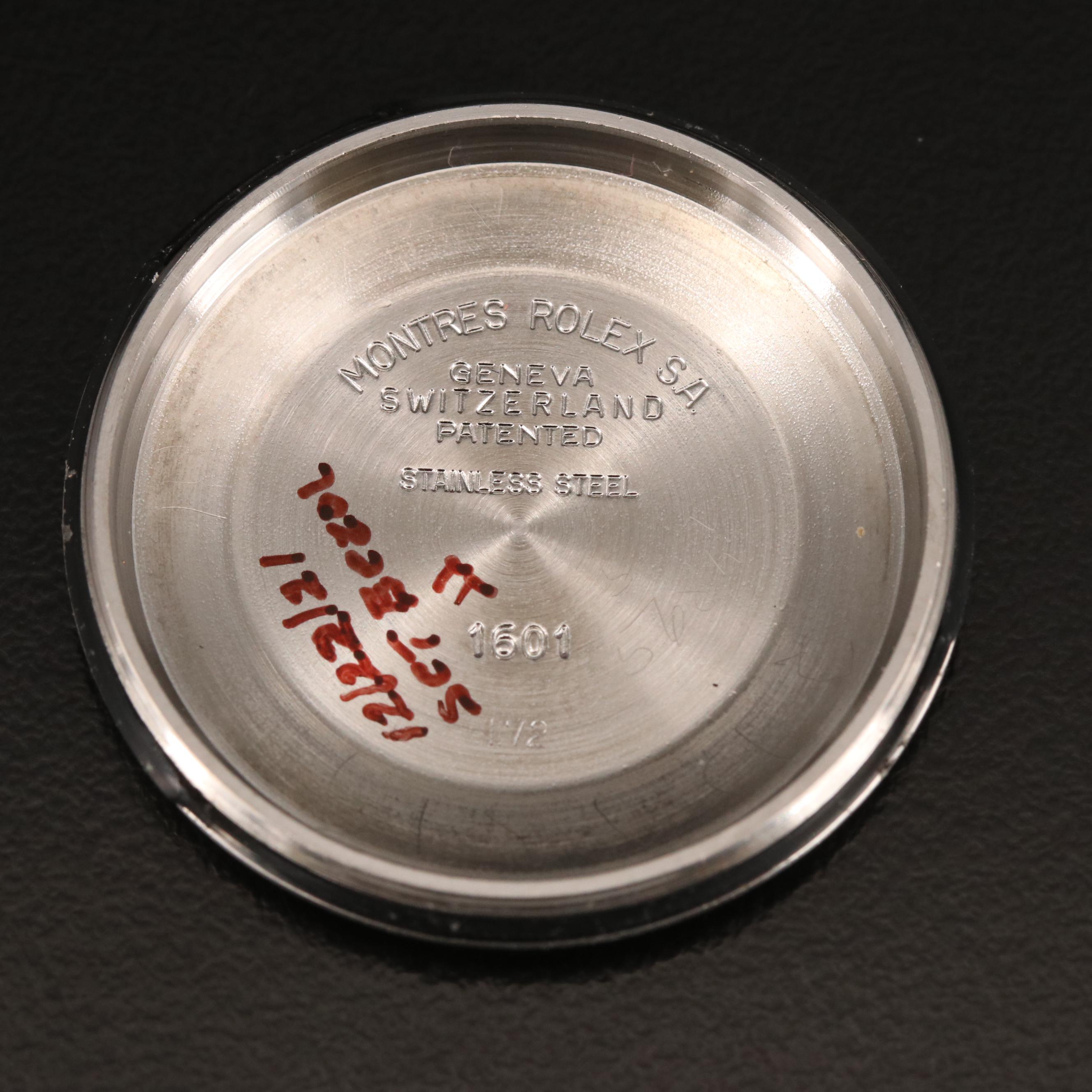 1972 Rolex Datejust Pie Pan Dial with 2.56 CTW Diamond Bezel Model 1601