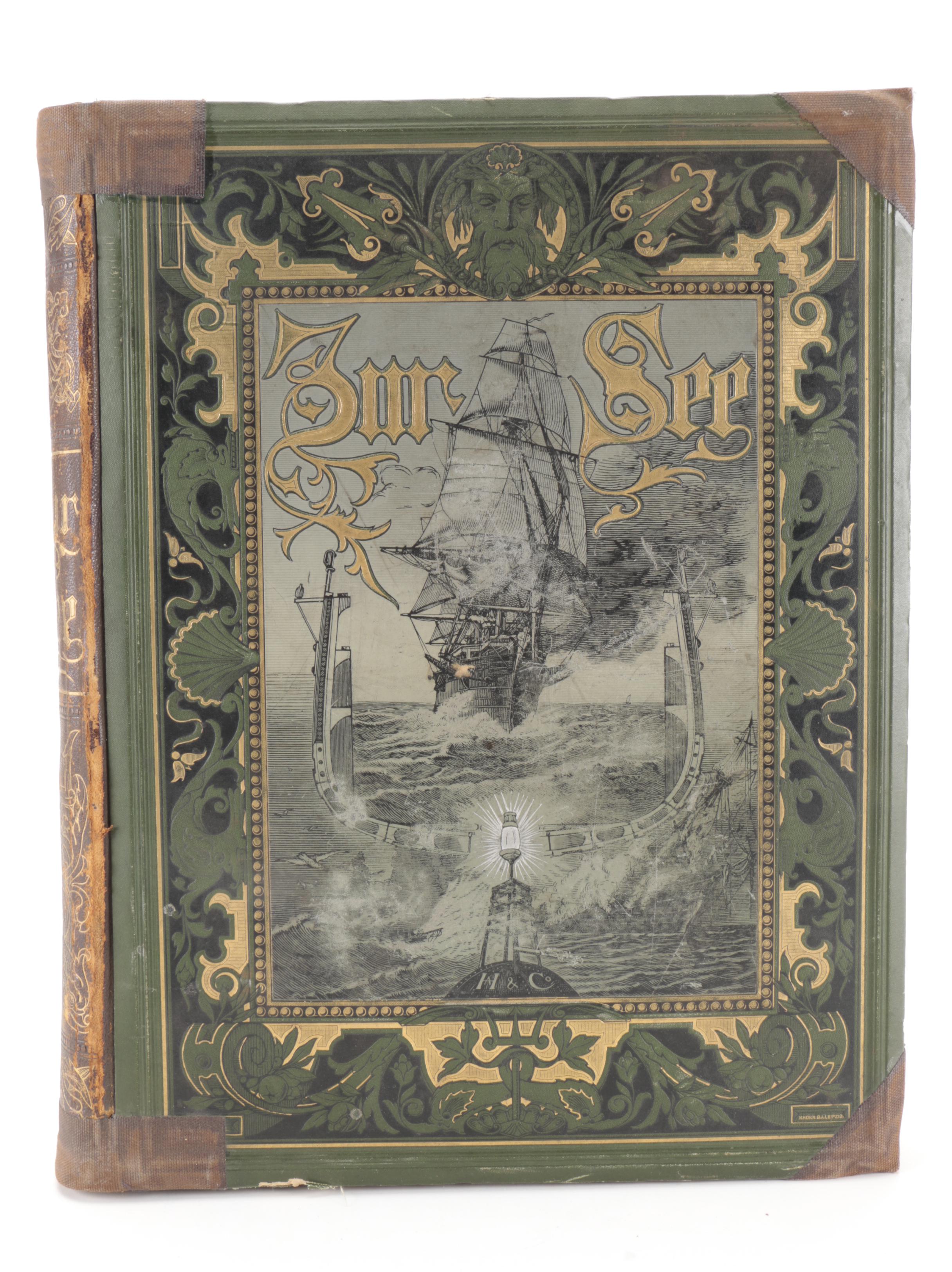 "Zur See" by Ludwig von Henk and More Foreign Language Martime History Books