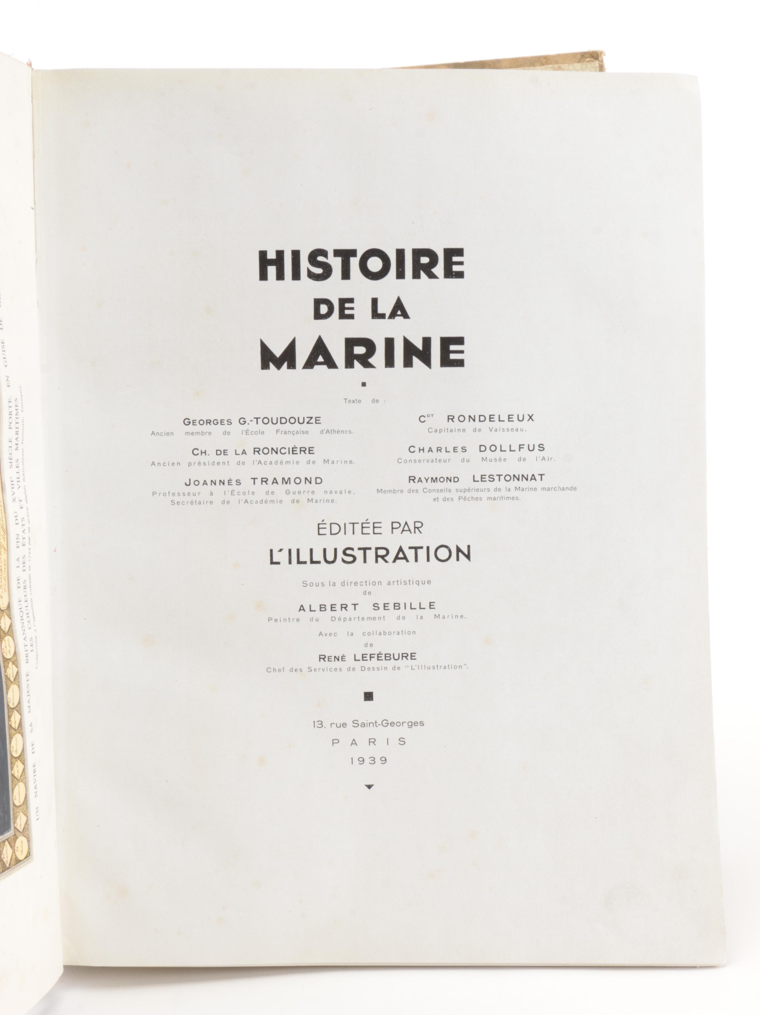 "Zur See" by Ludwig von Henk and More Foreign Language Martime History Books