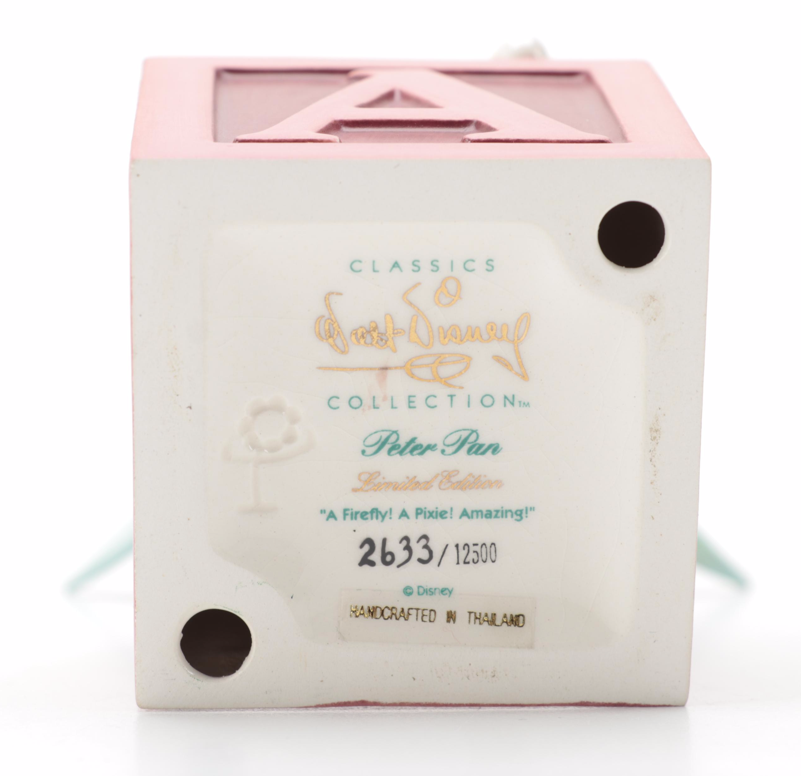 Walt Disney Classics Collection "Peter Pan" Porcelain Figurines and Ornament