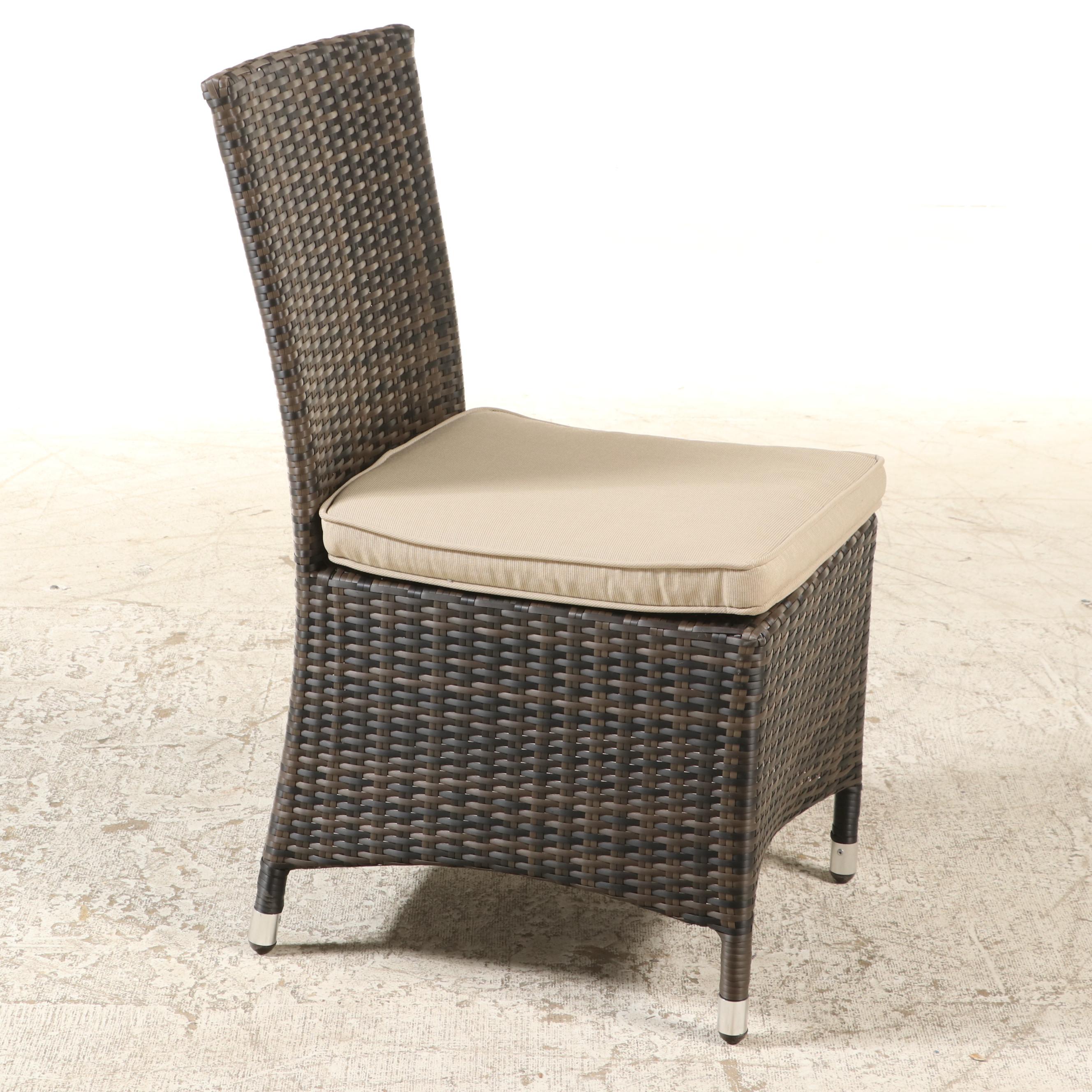 Nine-Piece Resin Wicker Patio Dining Set