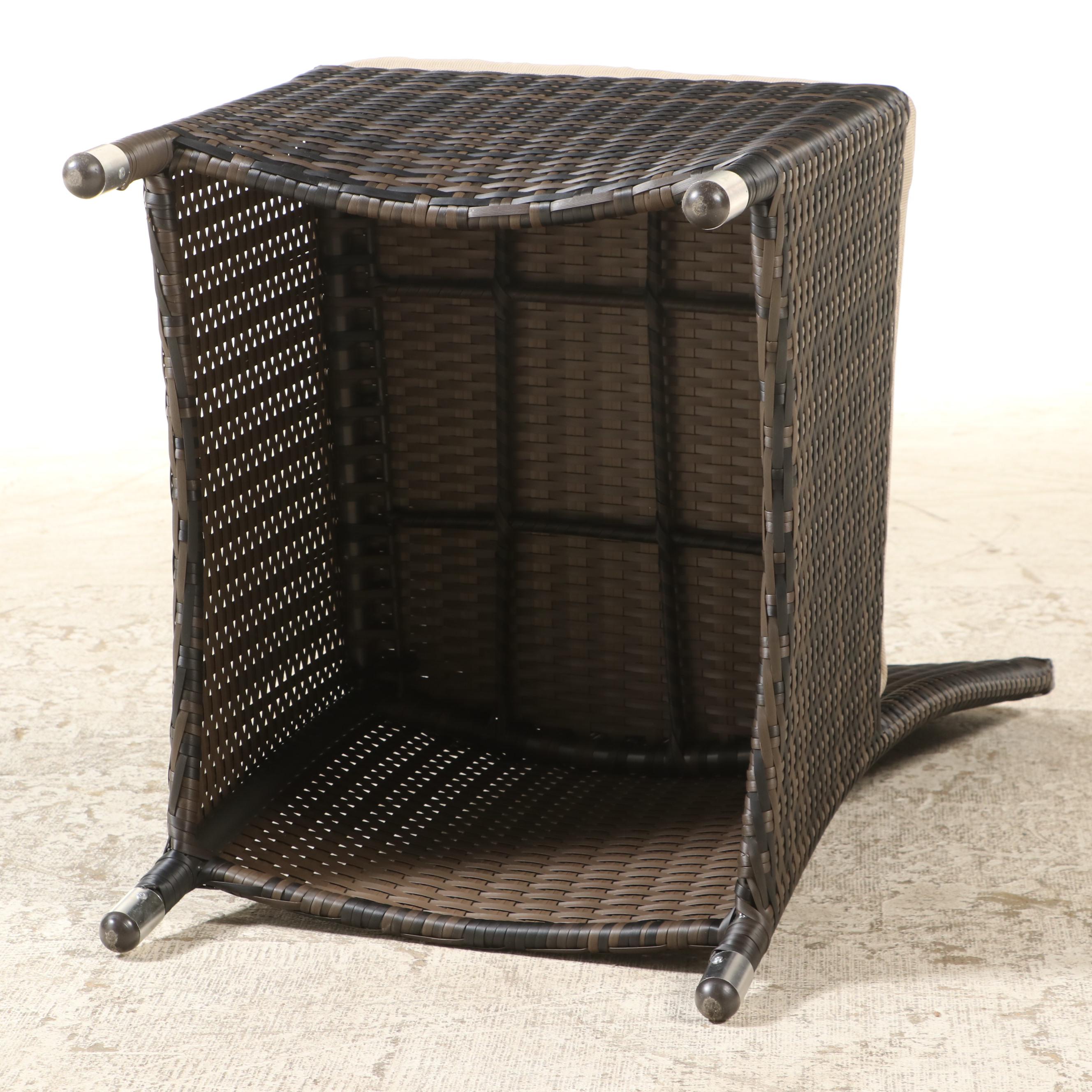 Nine-Piece Resin Wicker Patio Dining Set