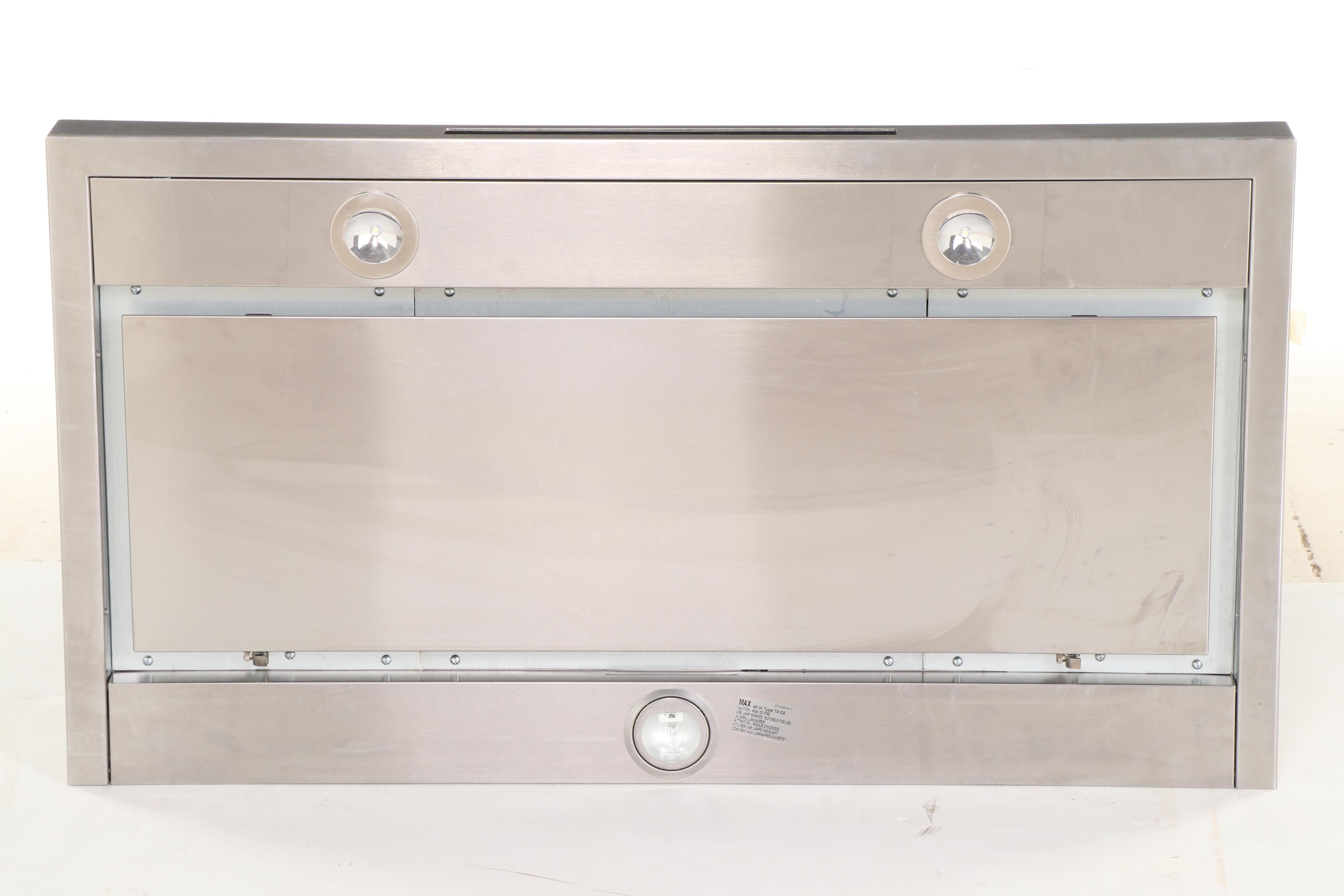 KitchenAid 36" Wall-Mount 3-Speed Canopy Hood in Stainless Steel