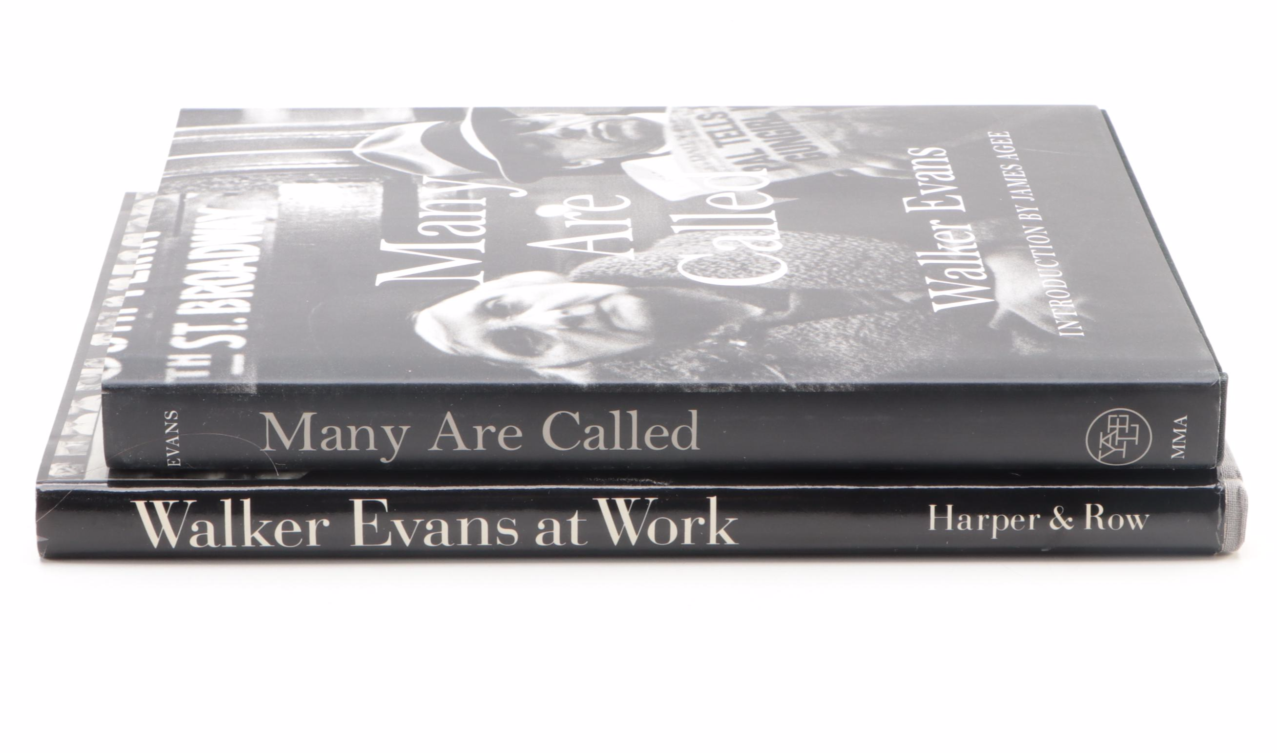 First Edition "Walker Evans at Work" and Other Photography Book by Walter Evans
