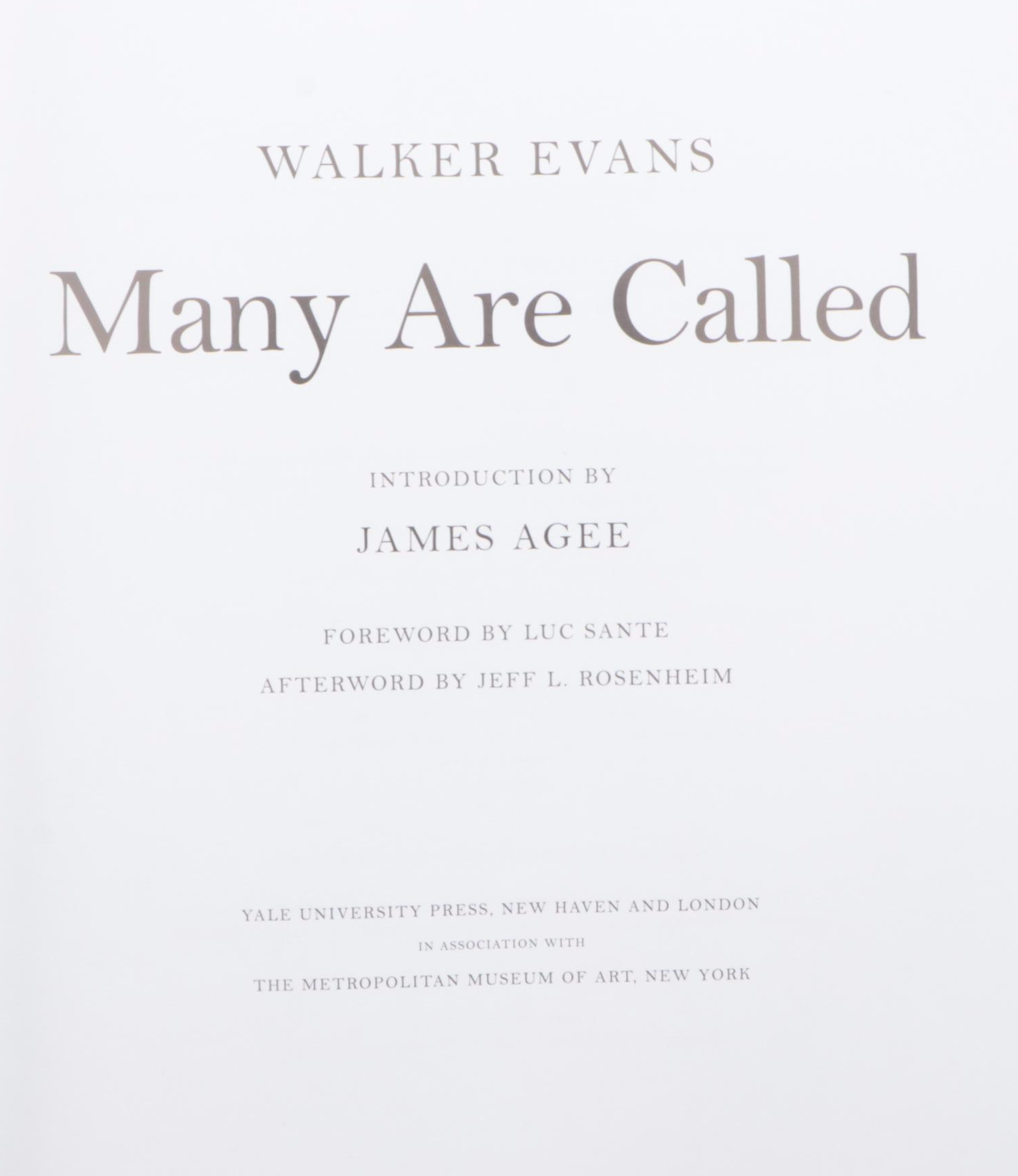 First Edition "Walker Evans at Work" and Other Photography Book by Walter Evans