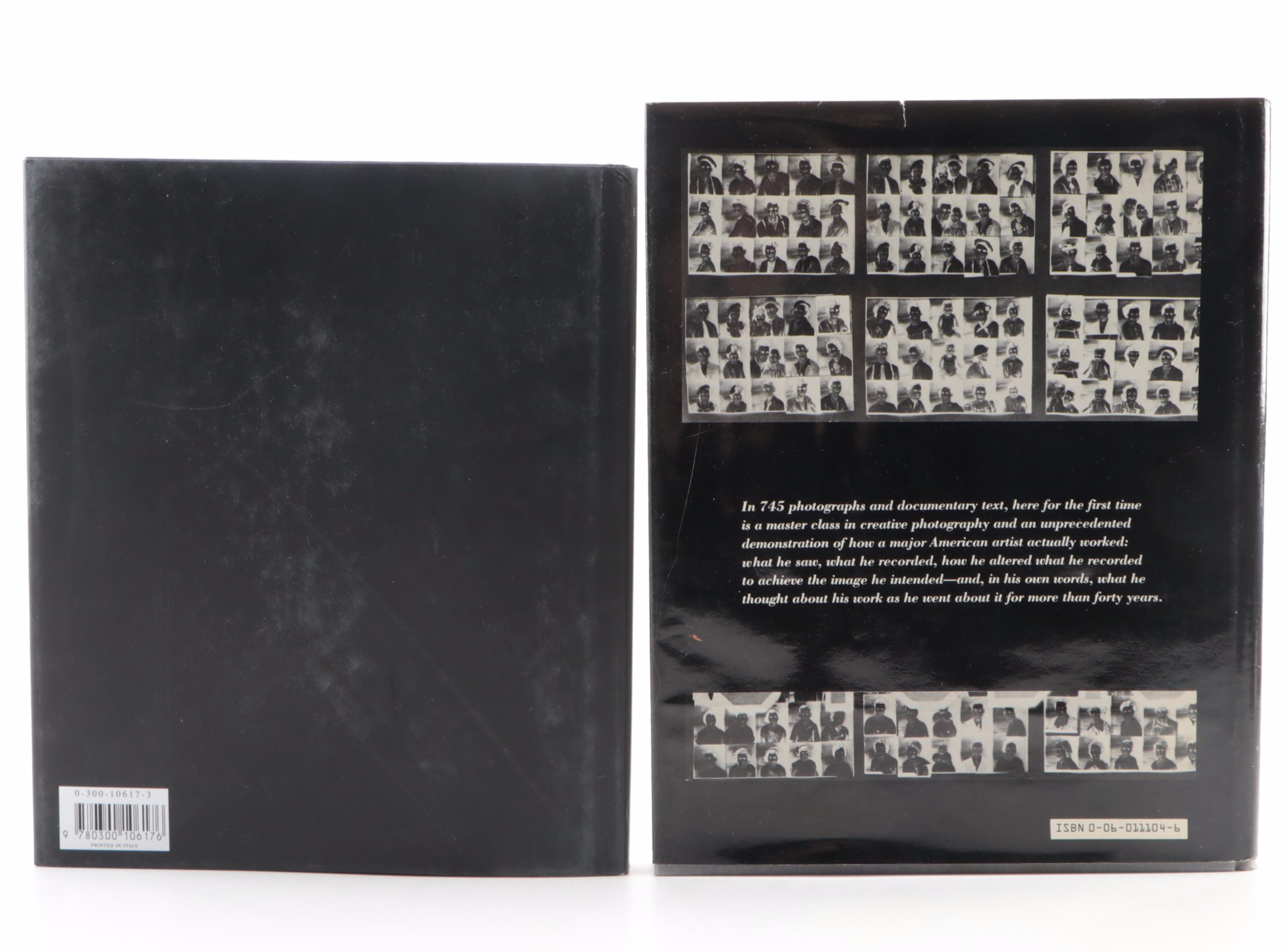 First Edition "Walker Evans at Work" and Other Photography Book by Walter Evans