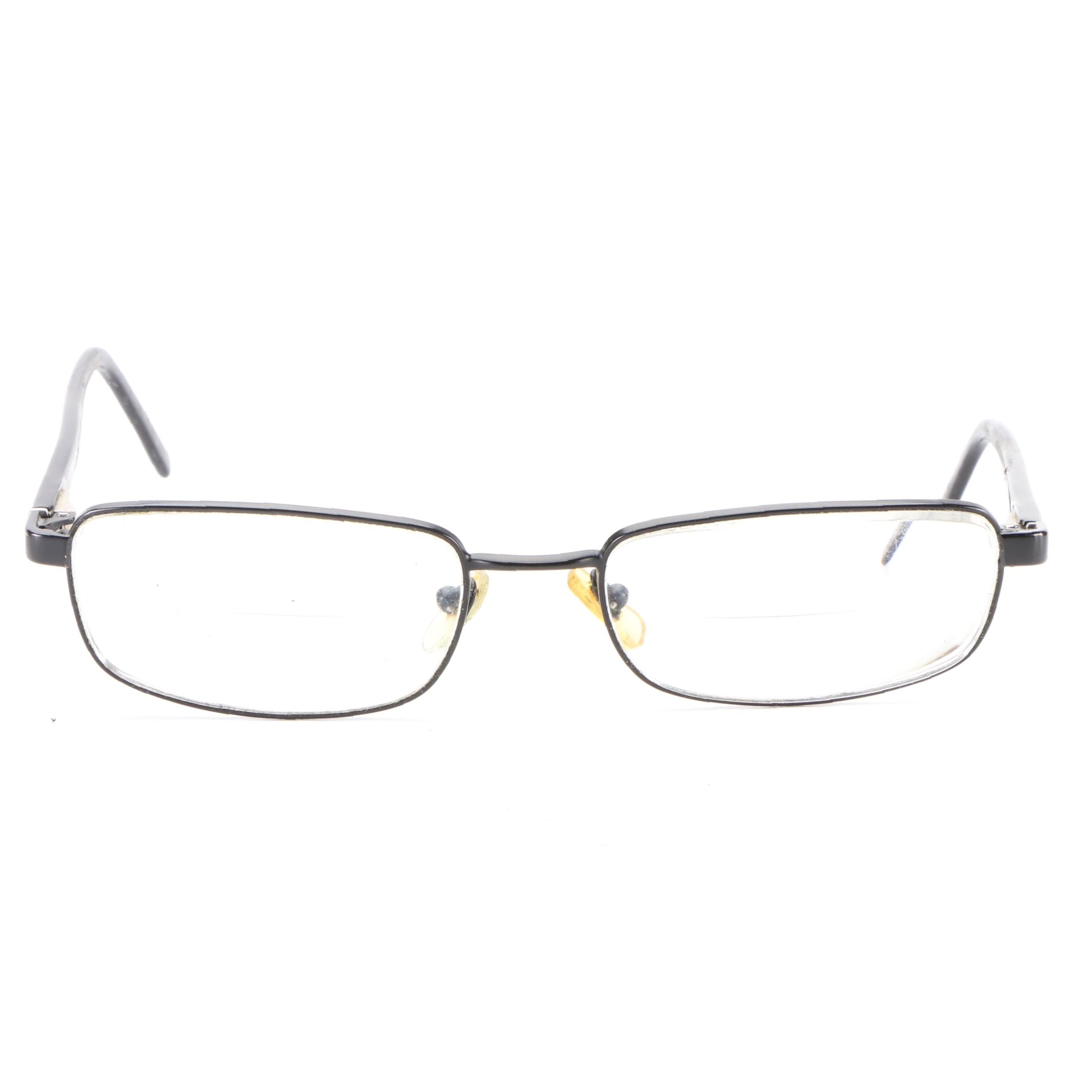 Prada Rectangular Eyeglasses with Prescription Bifocal Lenses