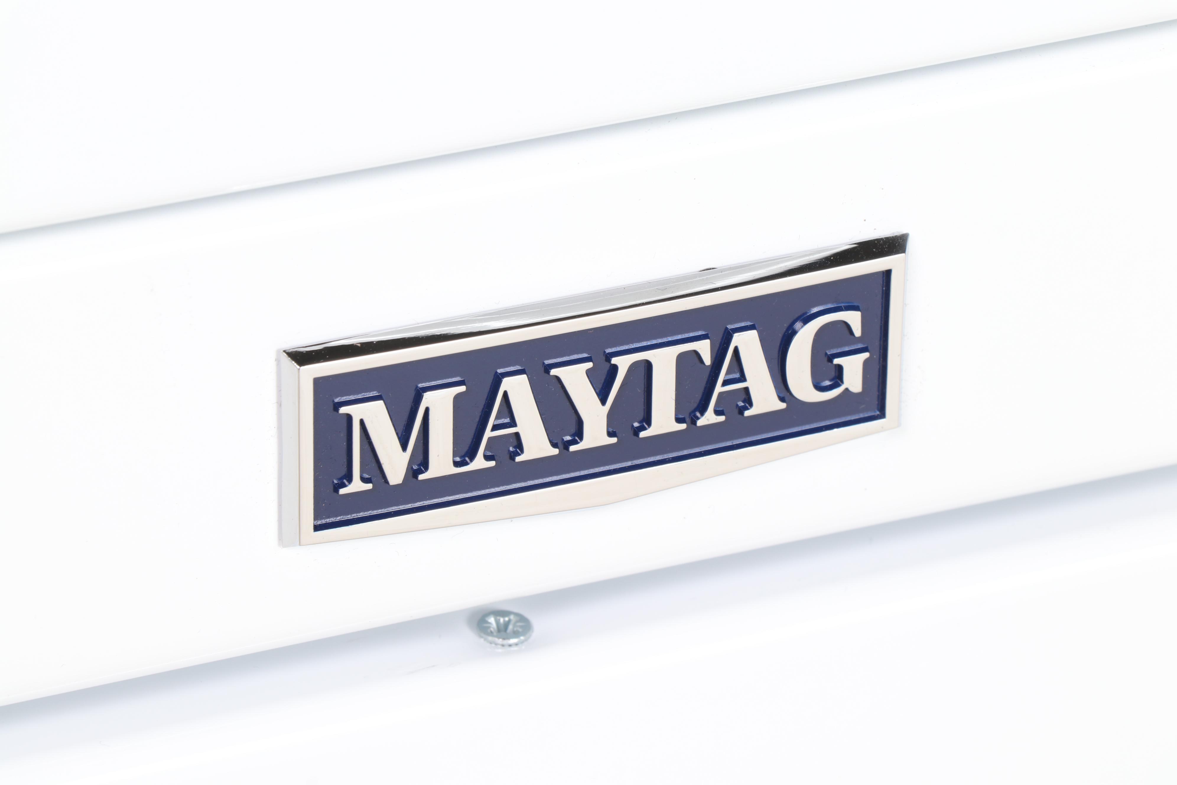 Maytag 7.0 Cu Ft. Large Capacity Electric Dryer with Wrinkle Control in White
