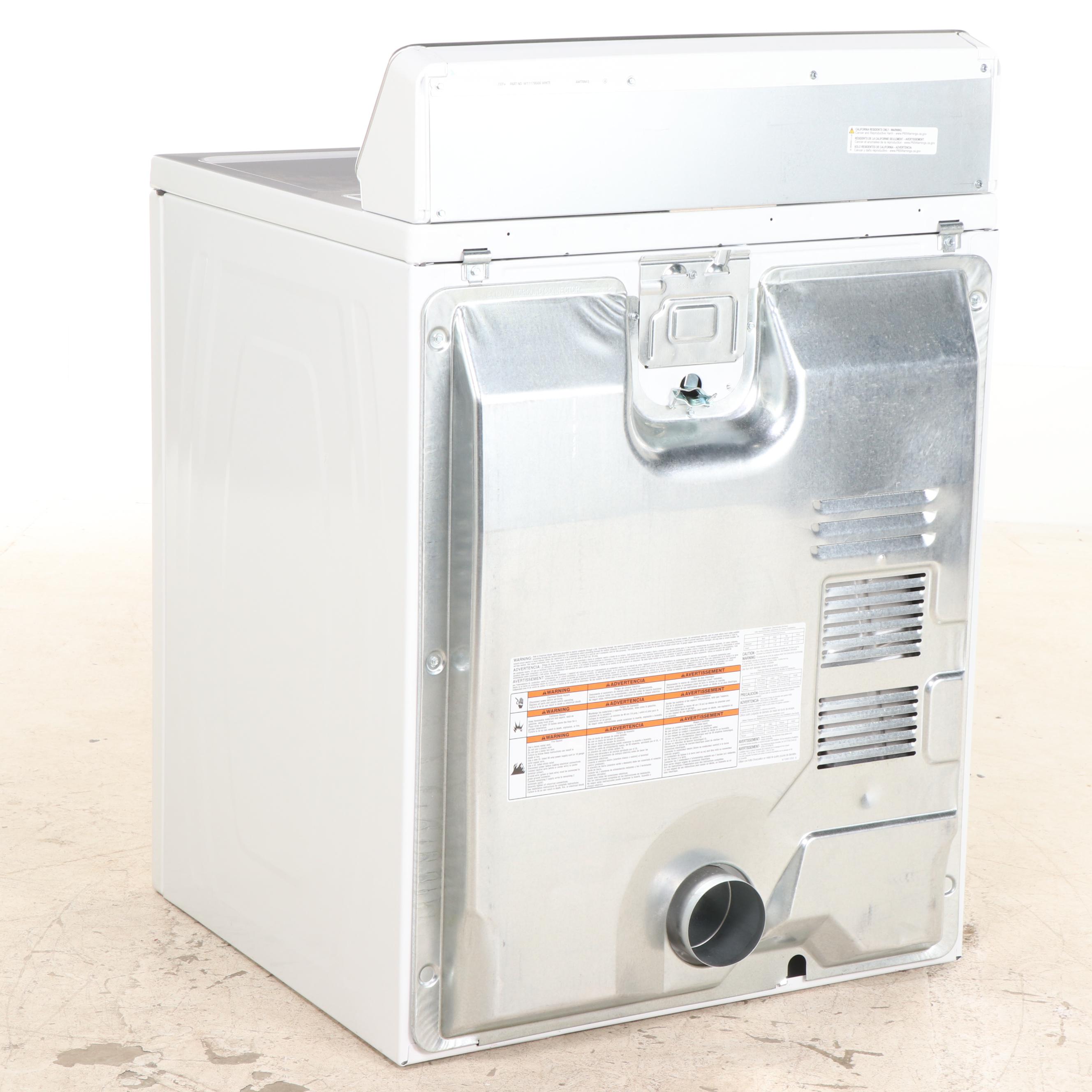 Maytag 7.0 Cu Ft. Large Capacity Electric Dryer with Wrinkle Control in White