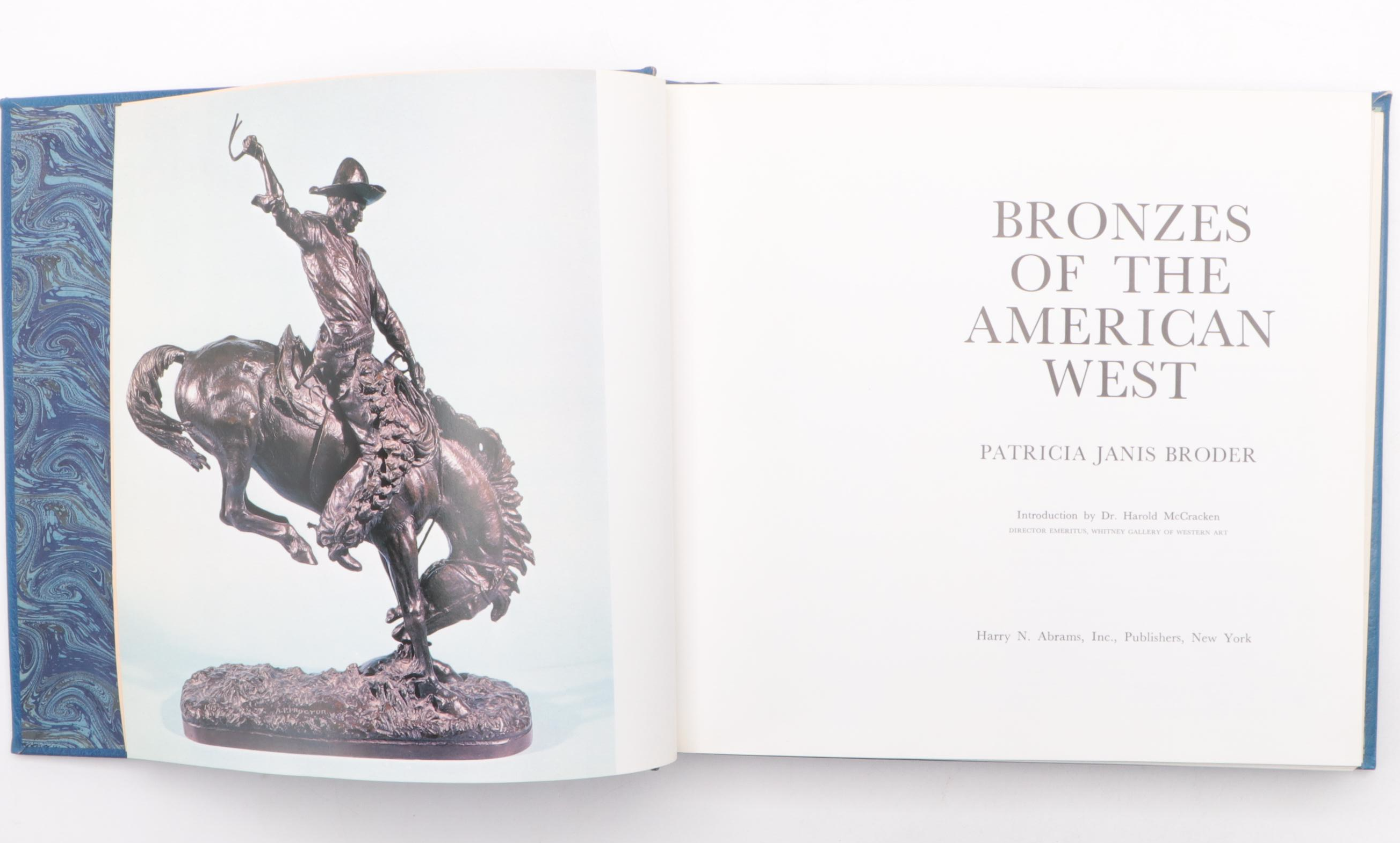 Signed Limited Edition "Bronzes of the American West" by Patricia Janis Broder