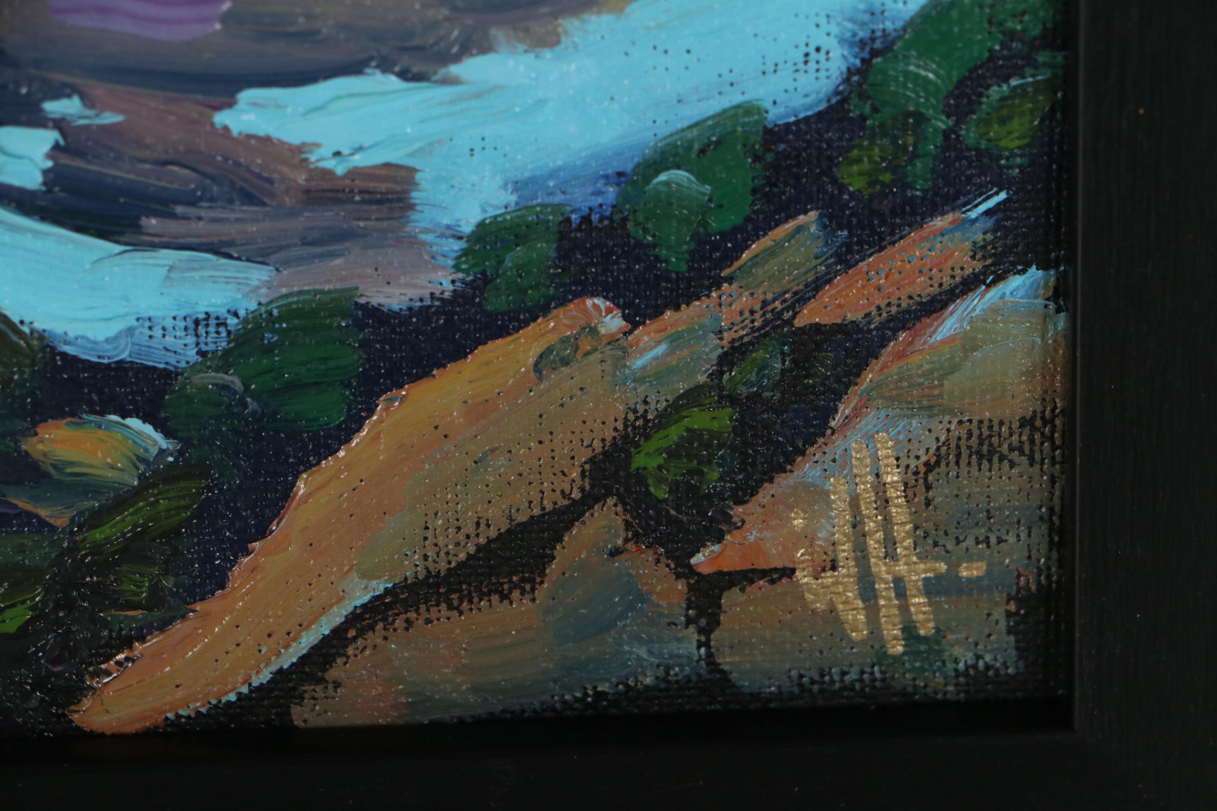 William Hawkins Oil Painting of Clouds, 21st Century