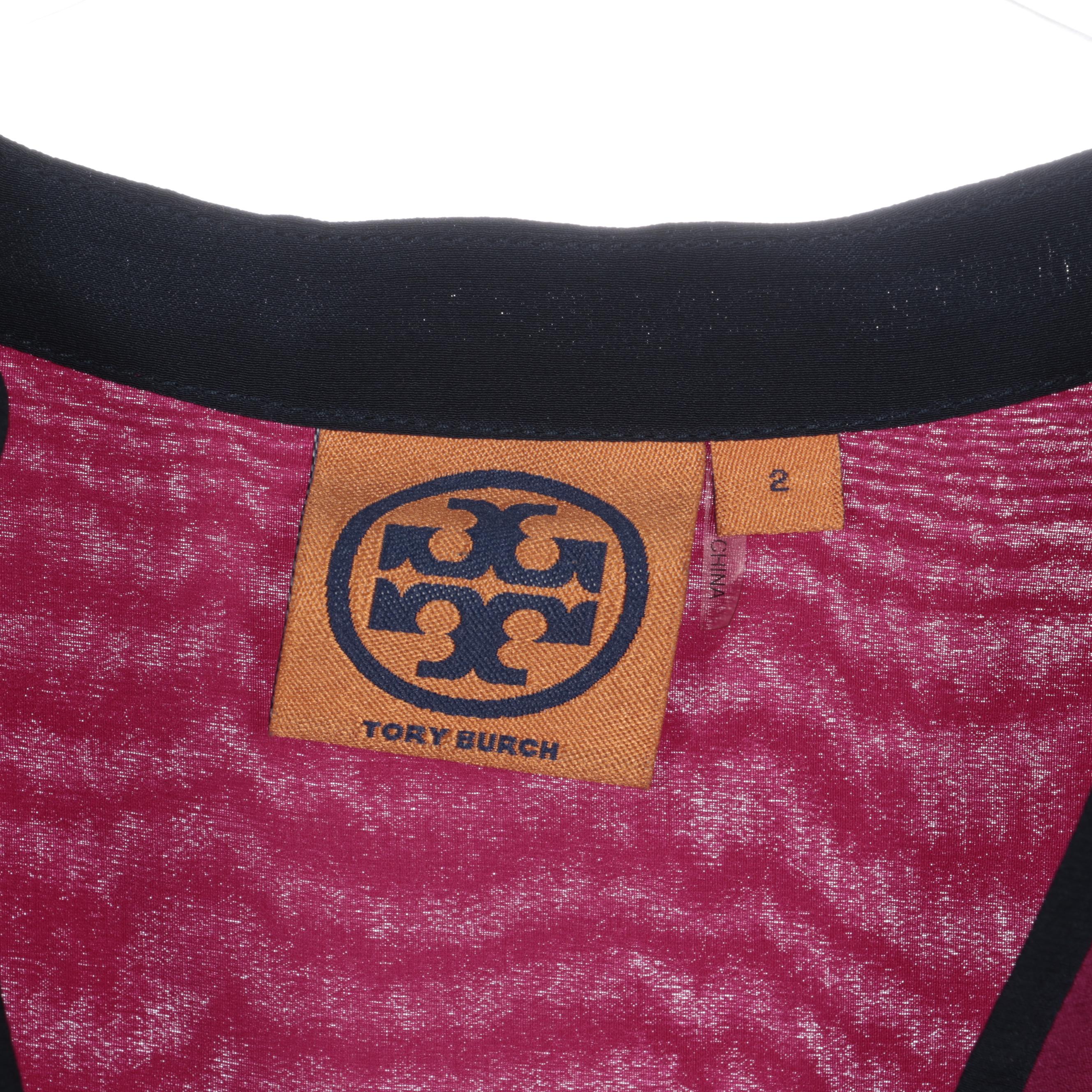 Tory Burch Silk Blouse, Print Knit Dress and Hatch Slip Dress