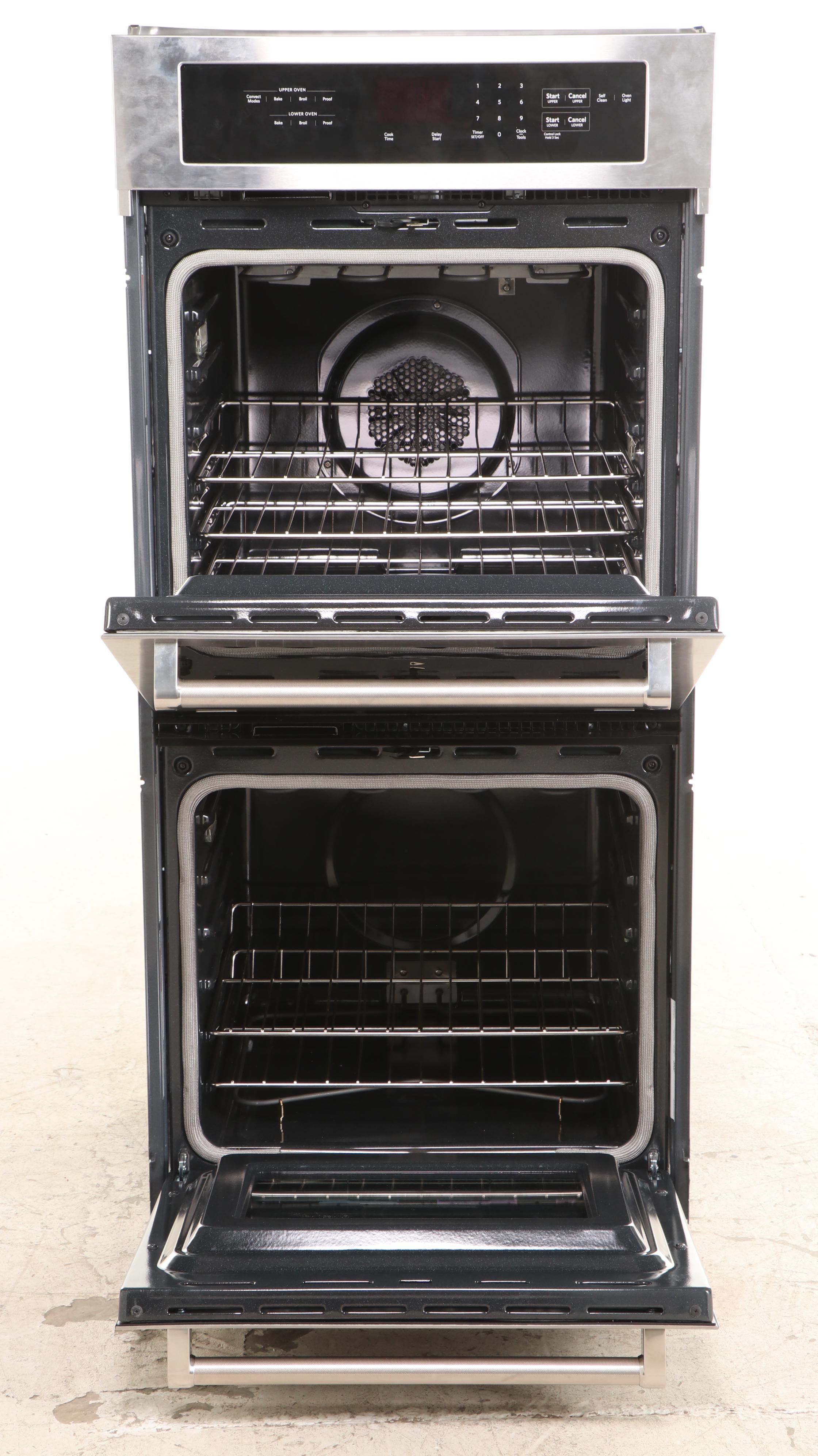 KitchenAid 24" Stainless Steel Built-In Double Electric Convection Wall Oven