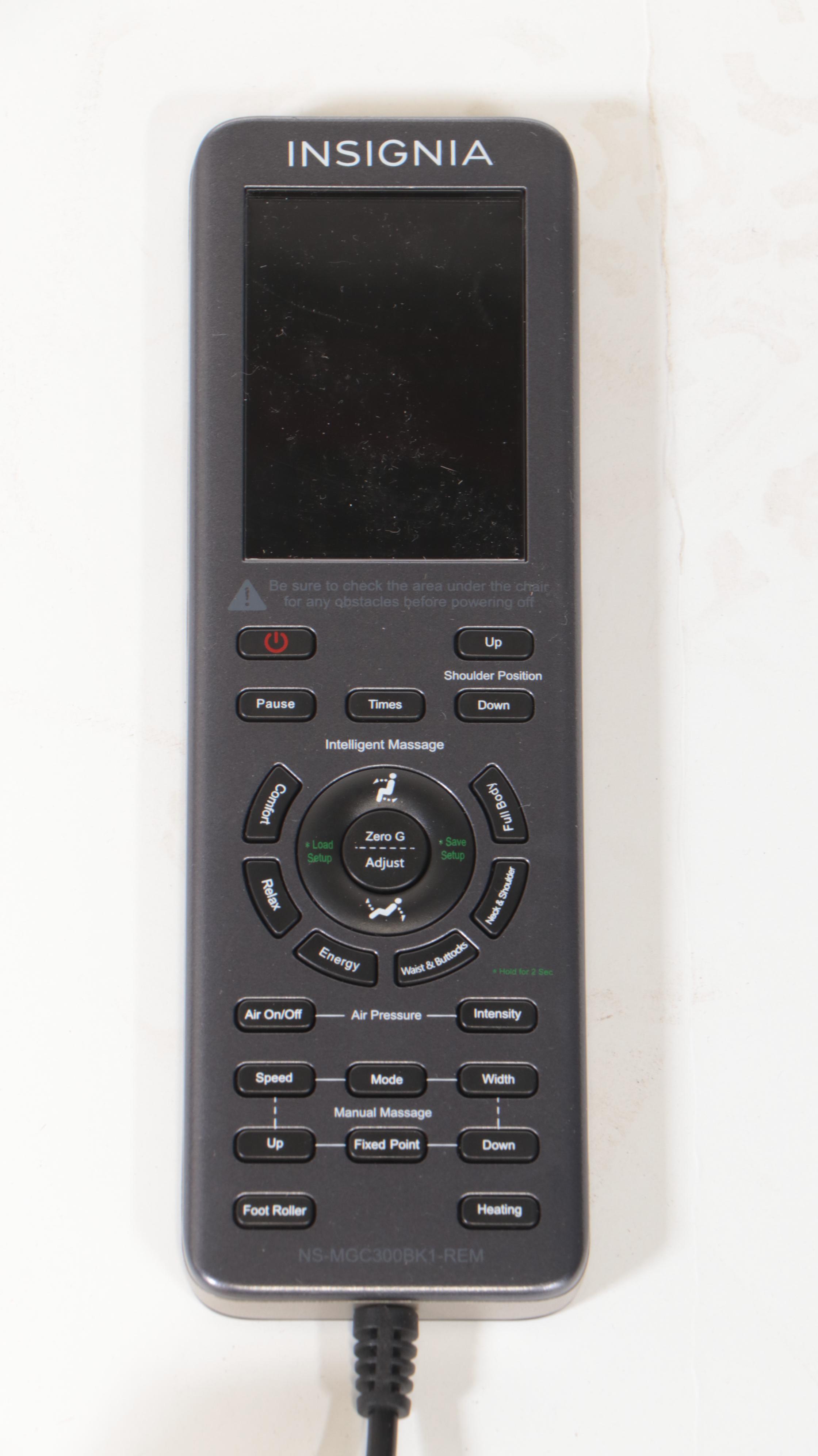 Insignia 2D Zero Gravity Full Body Massage Chair in Black