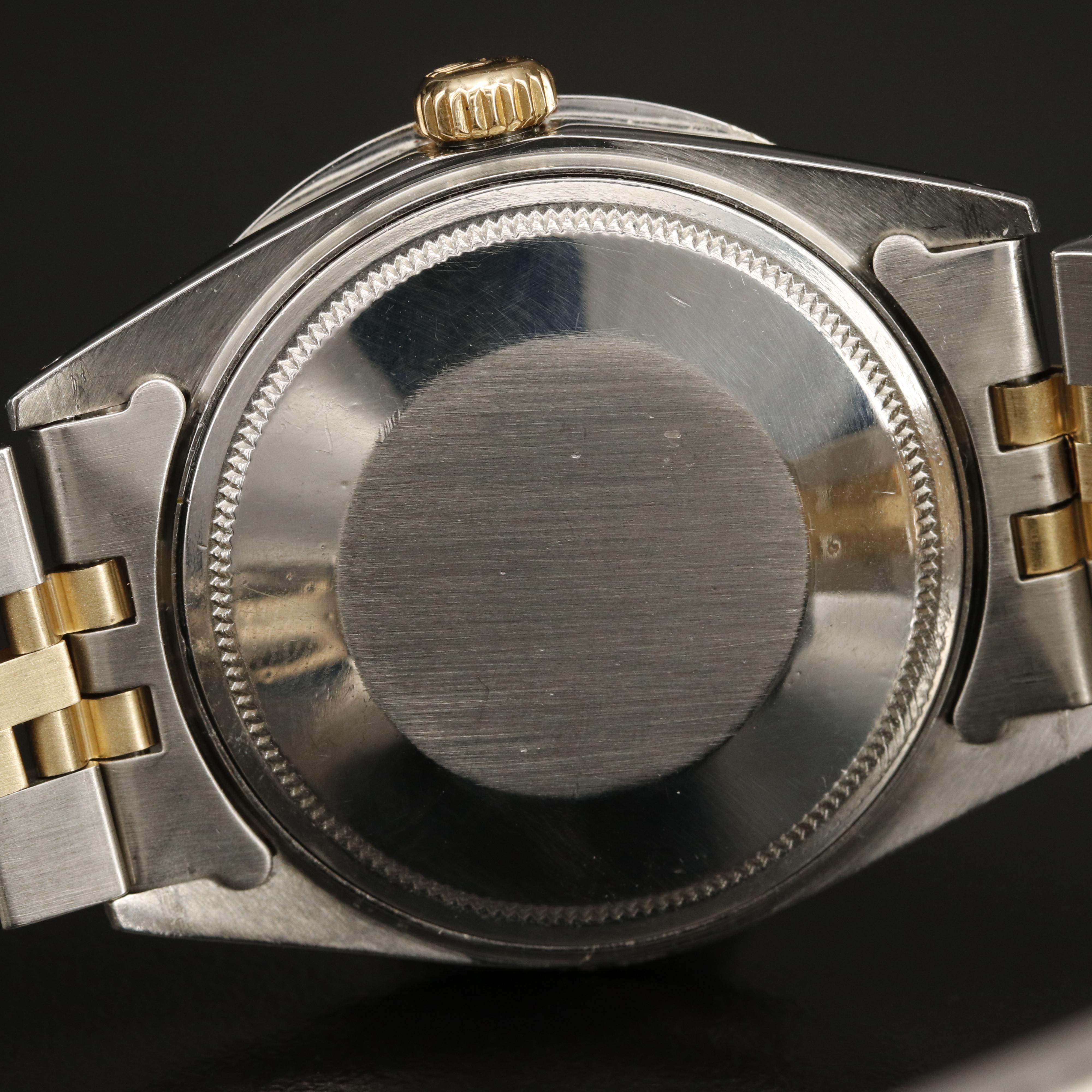 1972 Rolex Datejust Pie Pan Dial with 2.56 CTW Diamond Bezel Model 1601