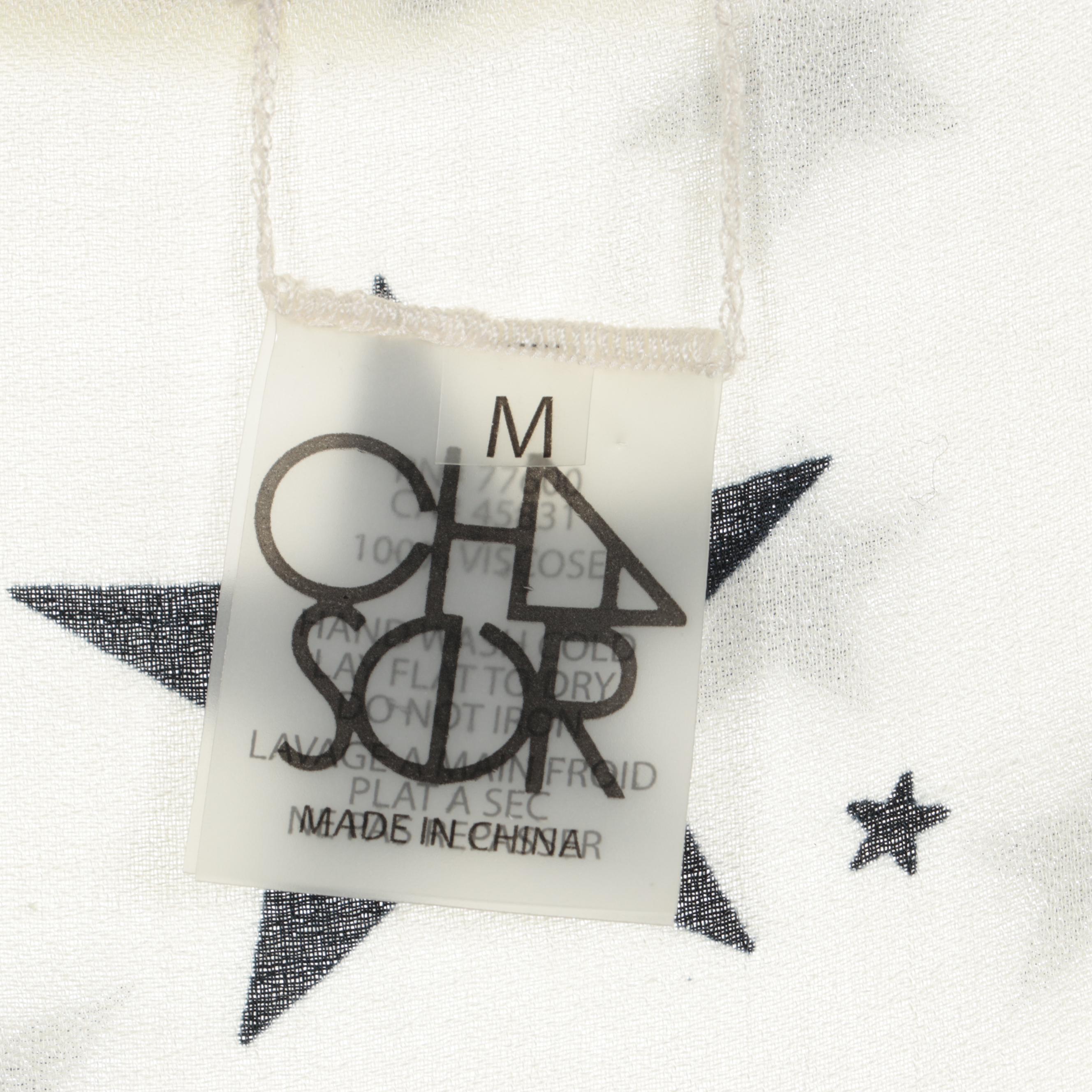 Tory Burch Heather Tunic, French Connection Dress, Chaser Dress, and Try B Pants