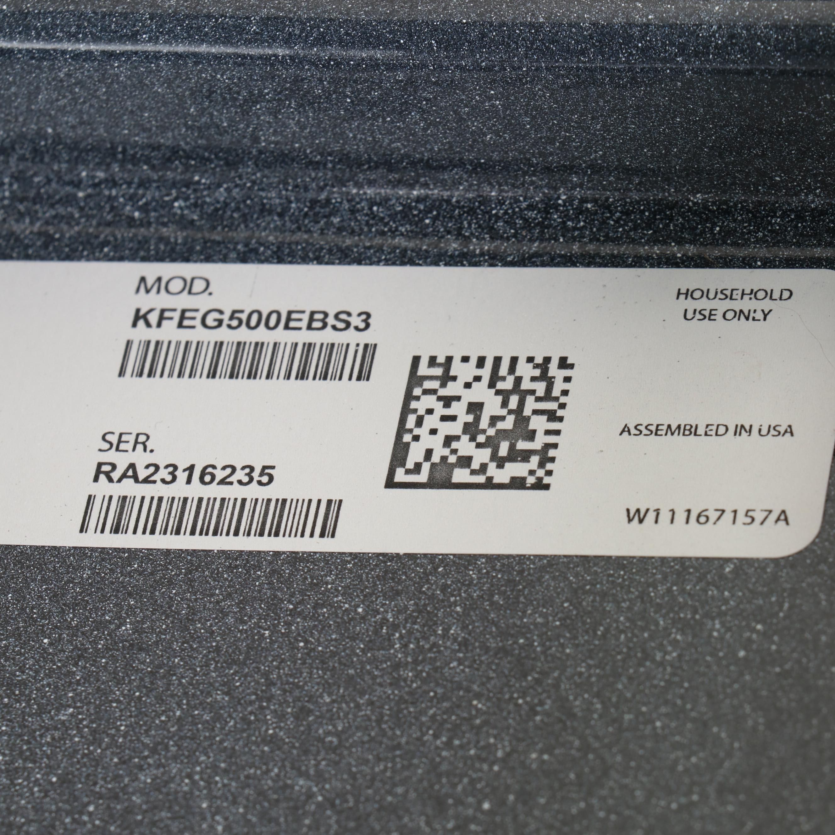 KitchenAid 6.4 Cu. Ft. Self-Cleaning Freestanding Electric Convection Range