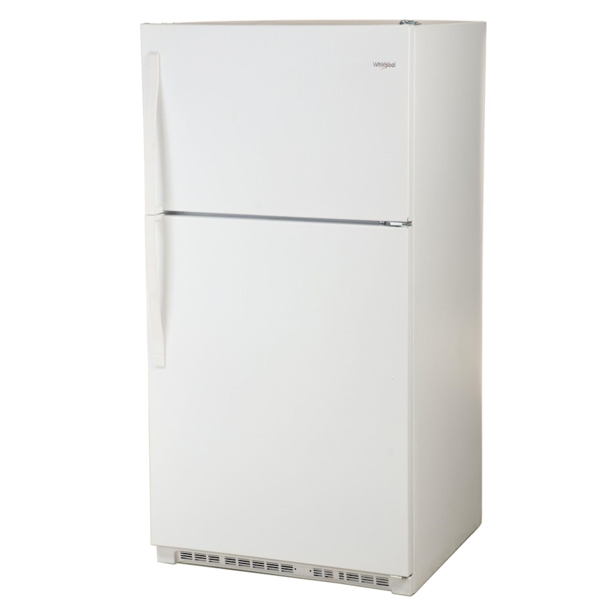 Whirlpool 20 Cu. Ft. White Freezer Top Refrigerator