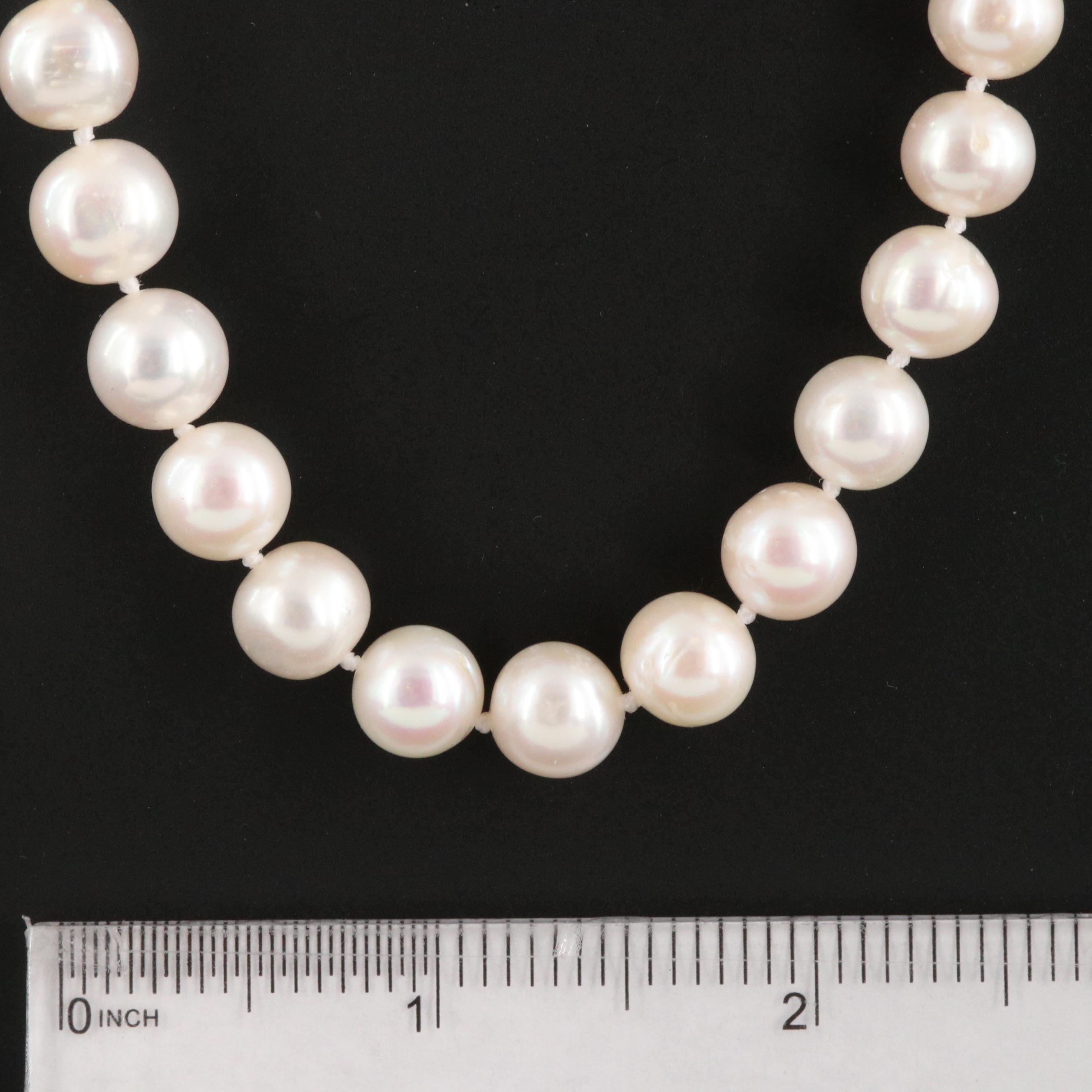 Oval Pearl Rope Necklace