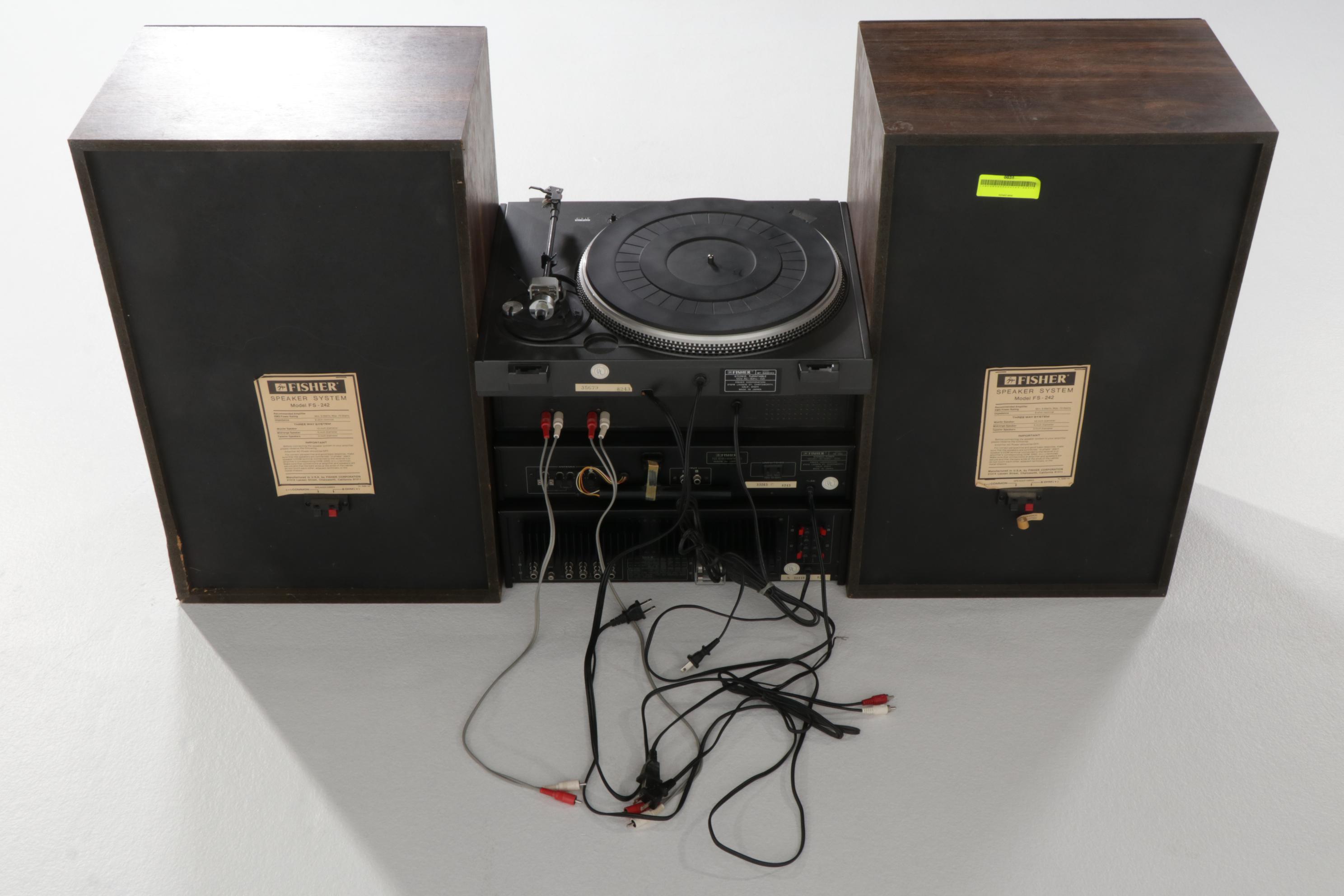 Fisher Studio Standard Stereo System, Late 20th Century