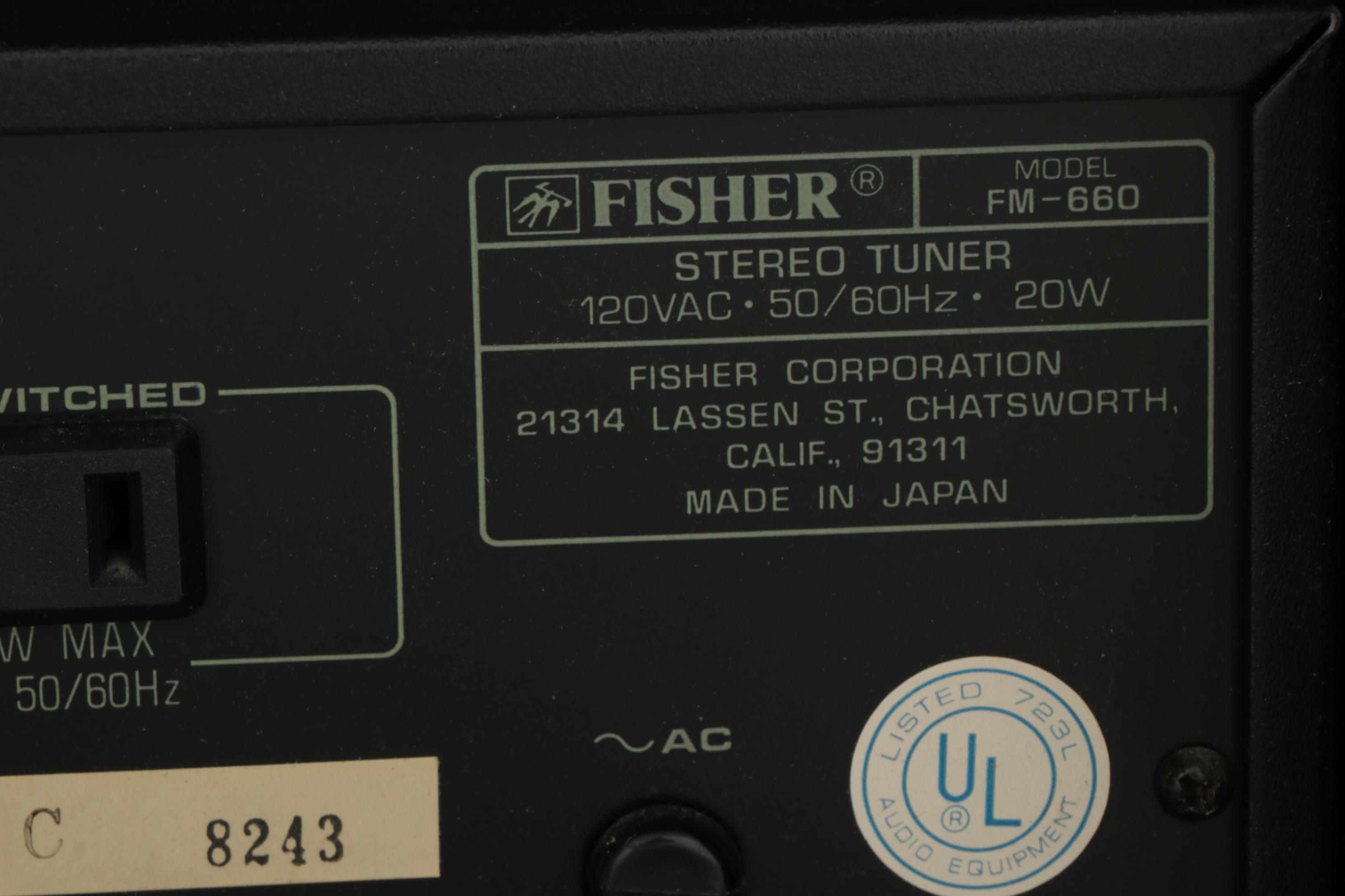 Fisher Studio Standard Stereo System, Late 20th Century