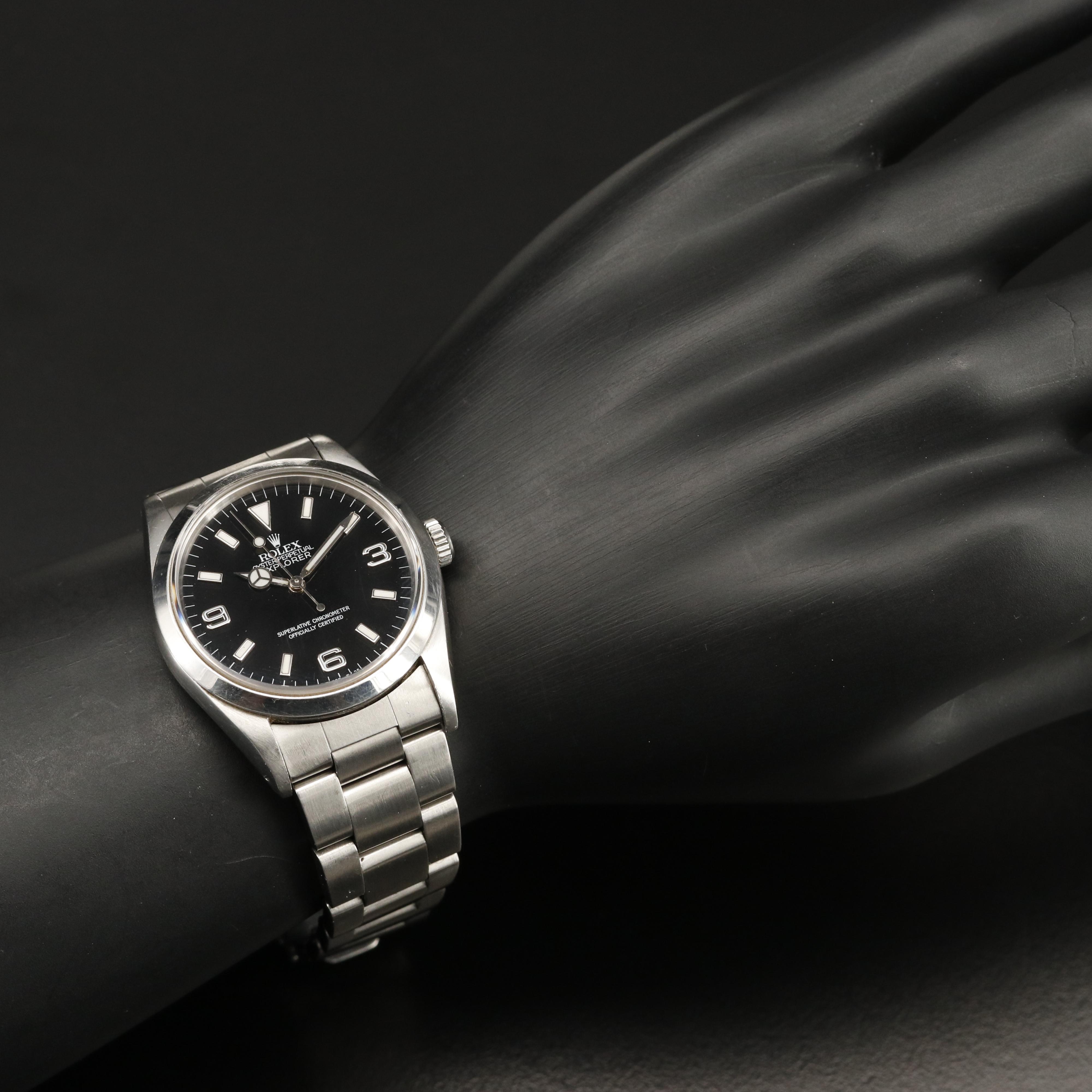 1991 Rolex Oyster Perpetual Explorer "T-Swiss" Watch