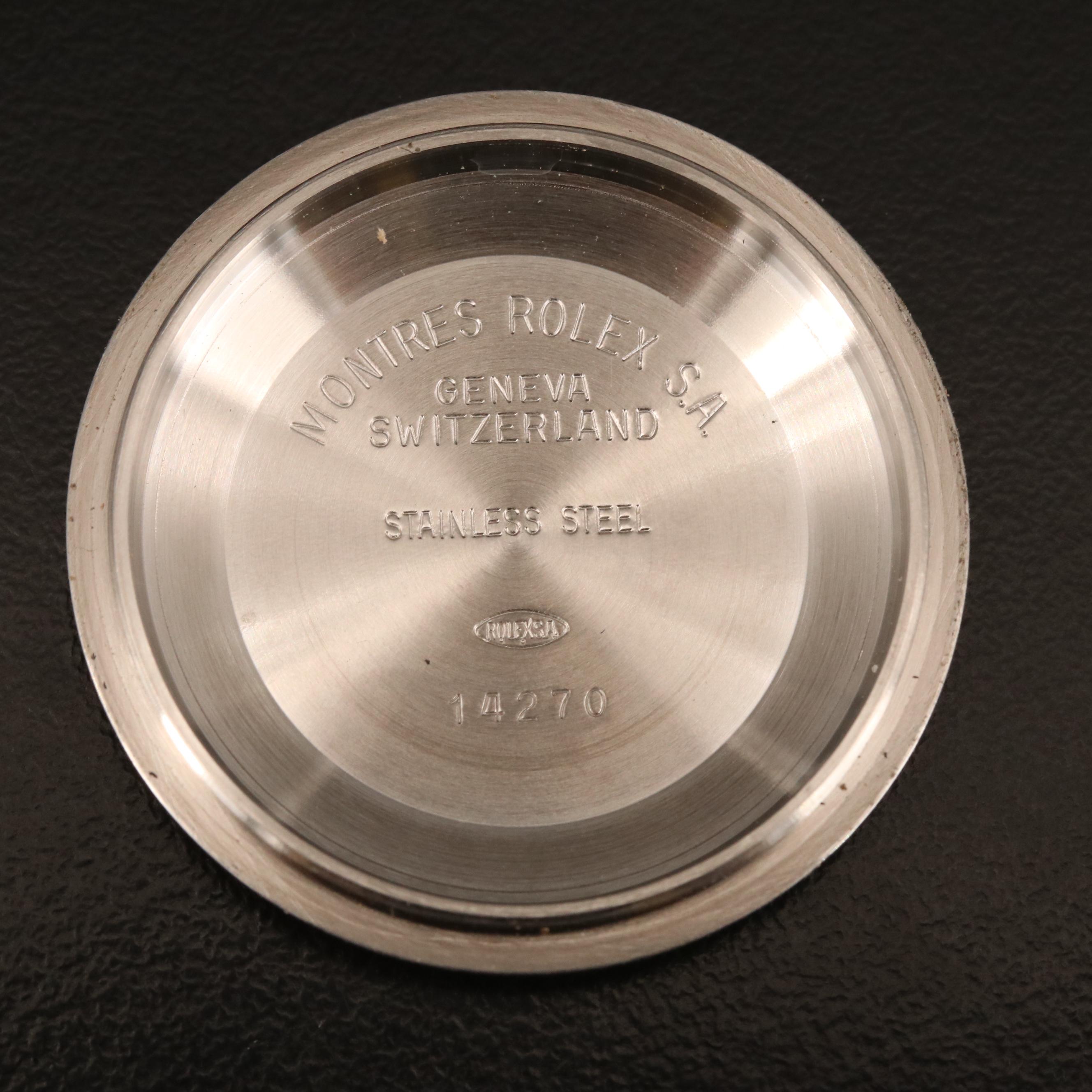 1991 Rolex Oyster Perpetual Explorer "T-Swiss" Watch