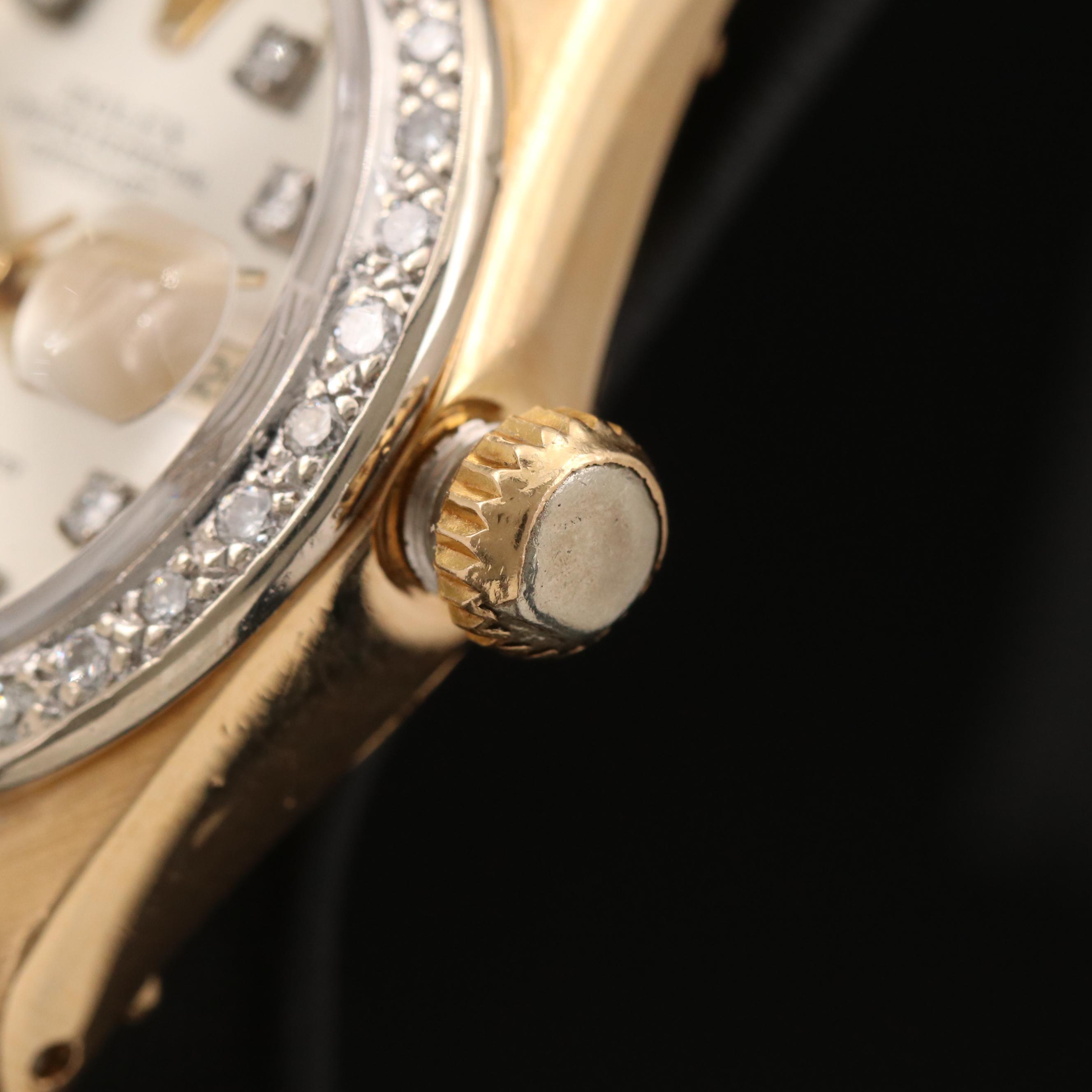 1981 Rolex Datejust 18K Diamond Dial and Bezel Watch