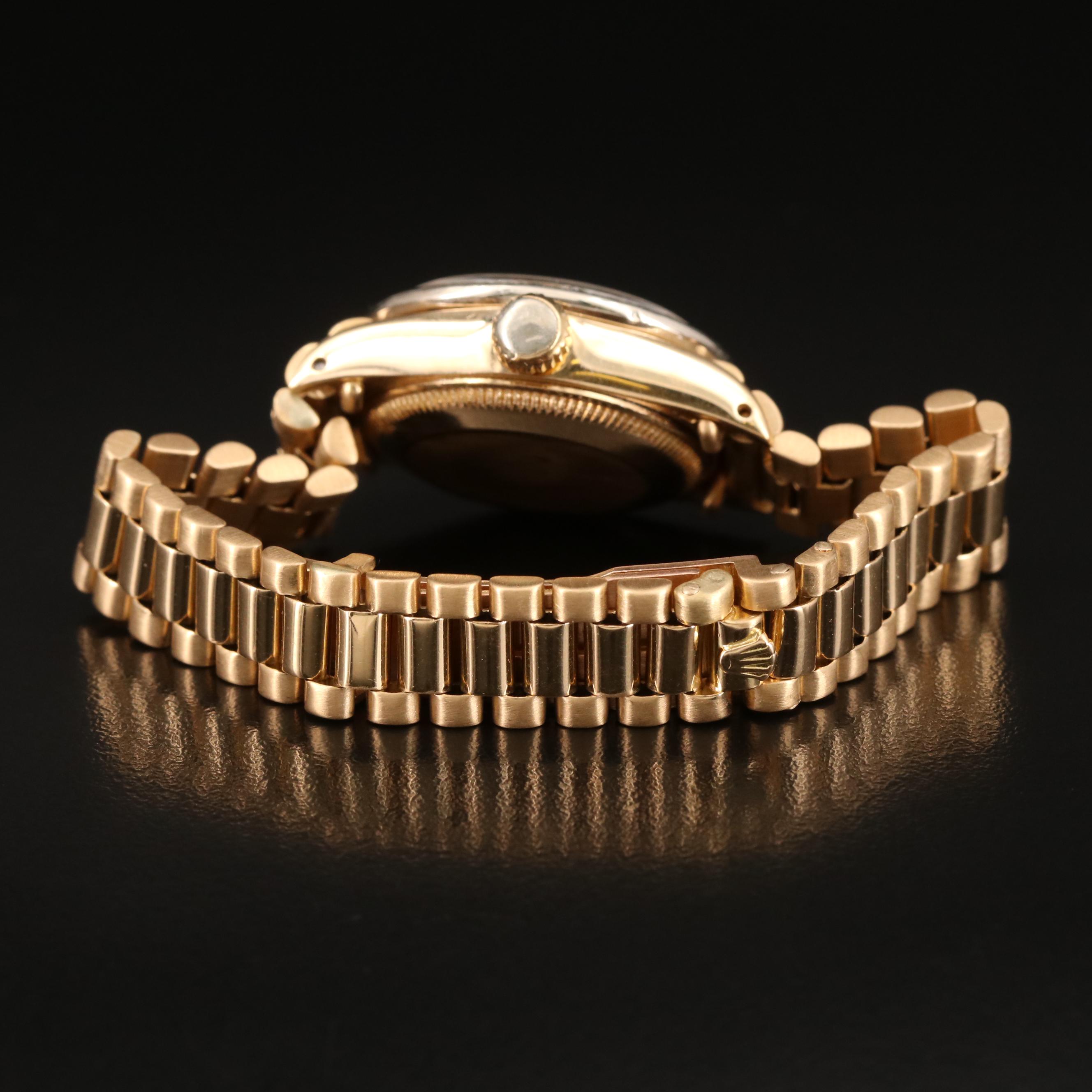 1981 Rolex Datejust 18K Diamond Dial and Bezel Watch