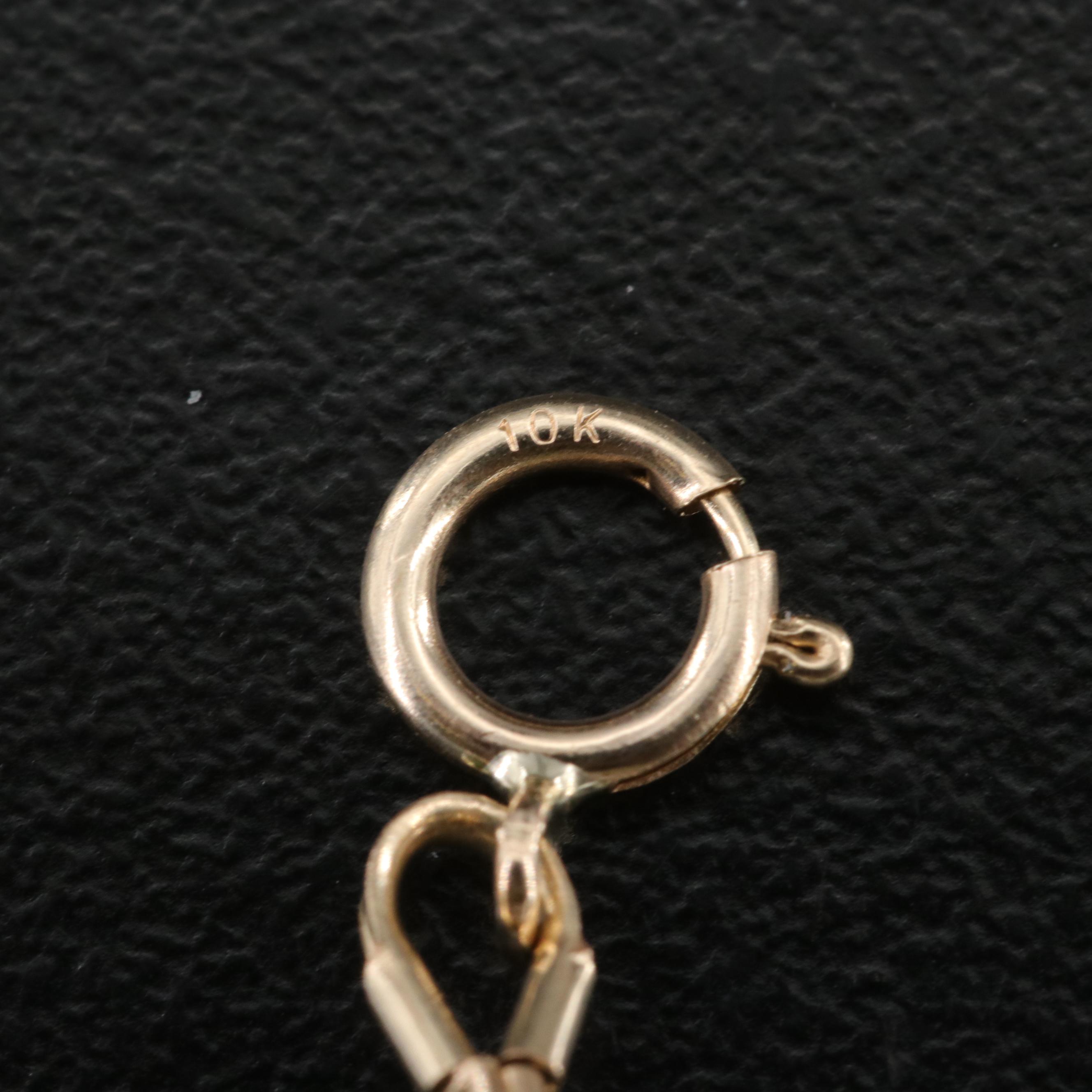 Peridot, Garnet and White Topaz 10K Necklace and Sterling Bracelets