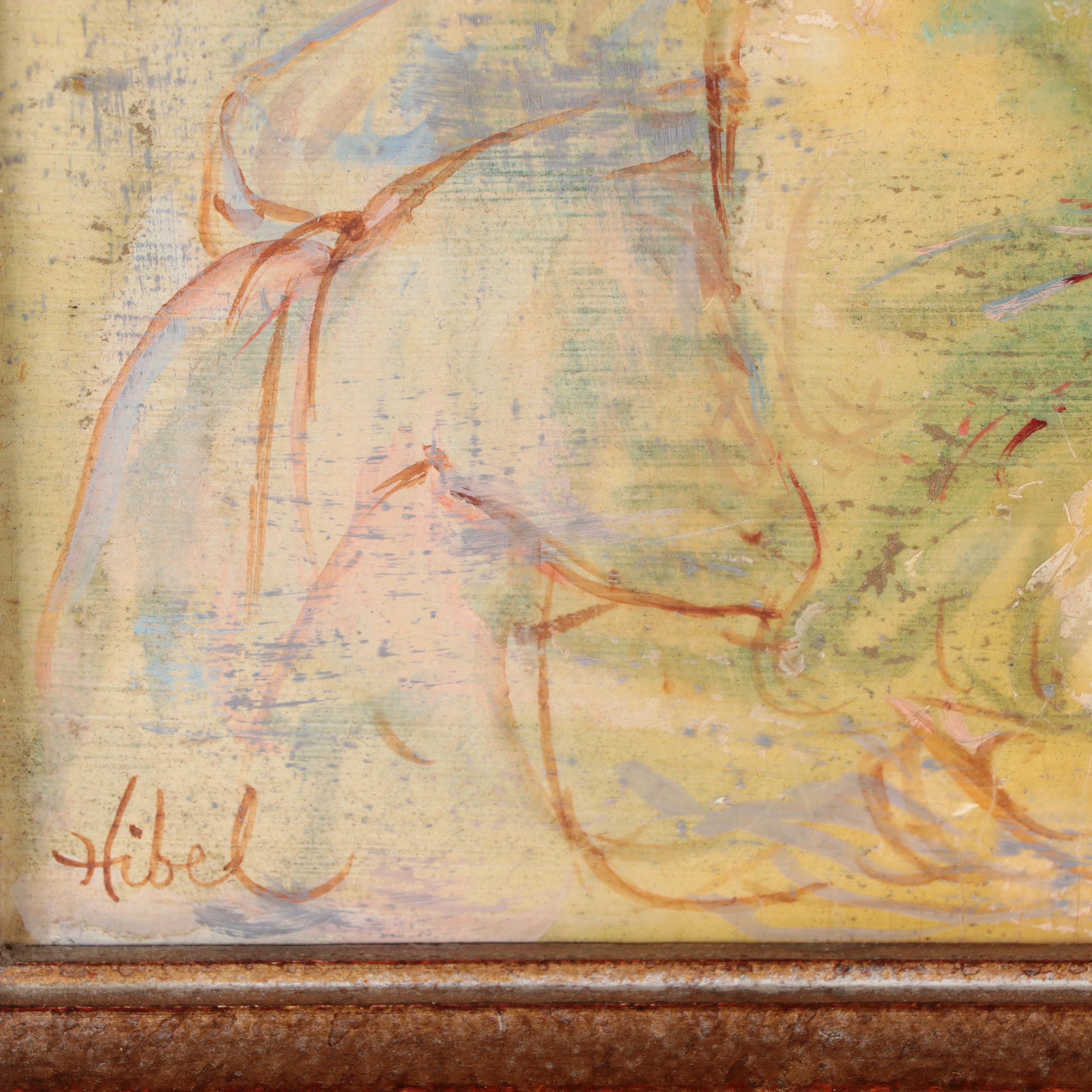 Edna Hibel Oil Painting "Mother and Child"