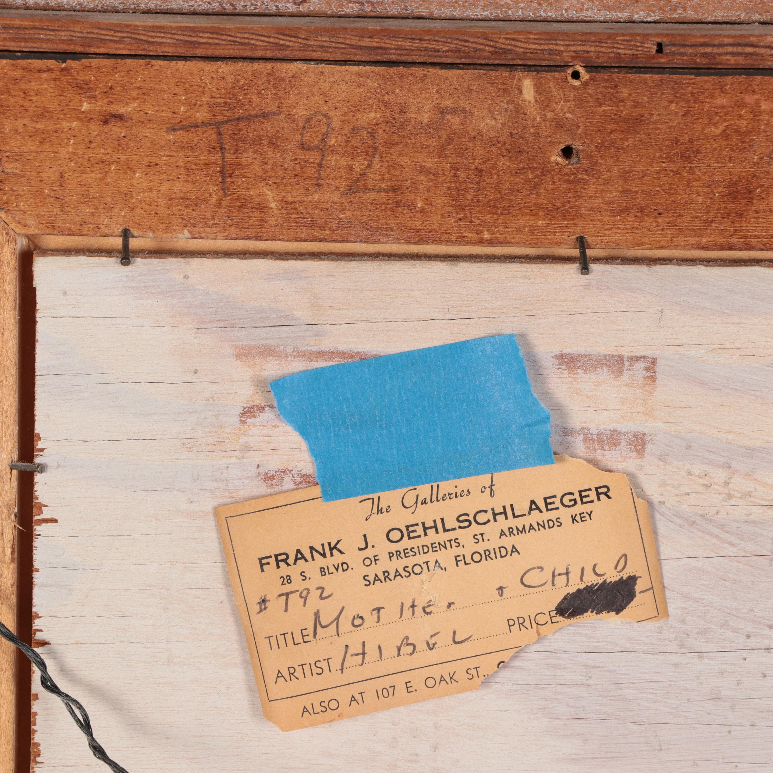 Edna Hibel Oil Painting "Mother and Child"