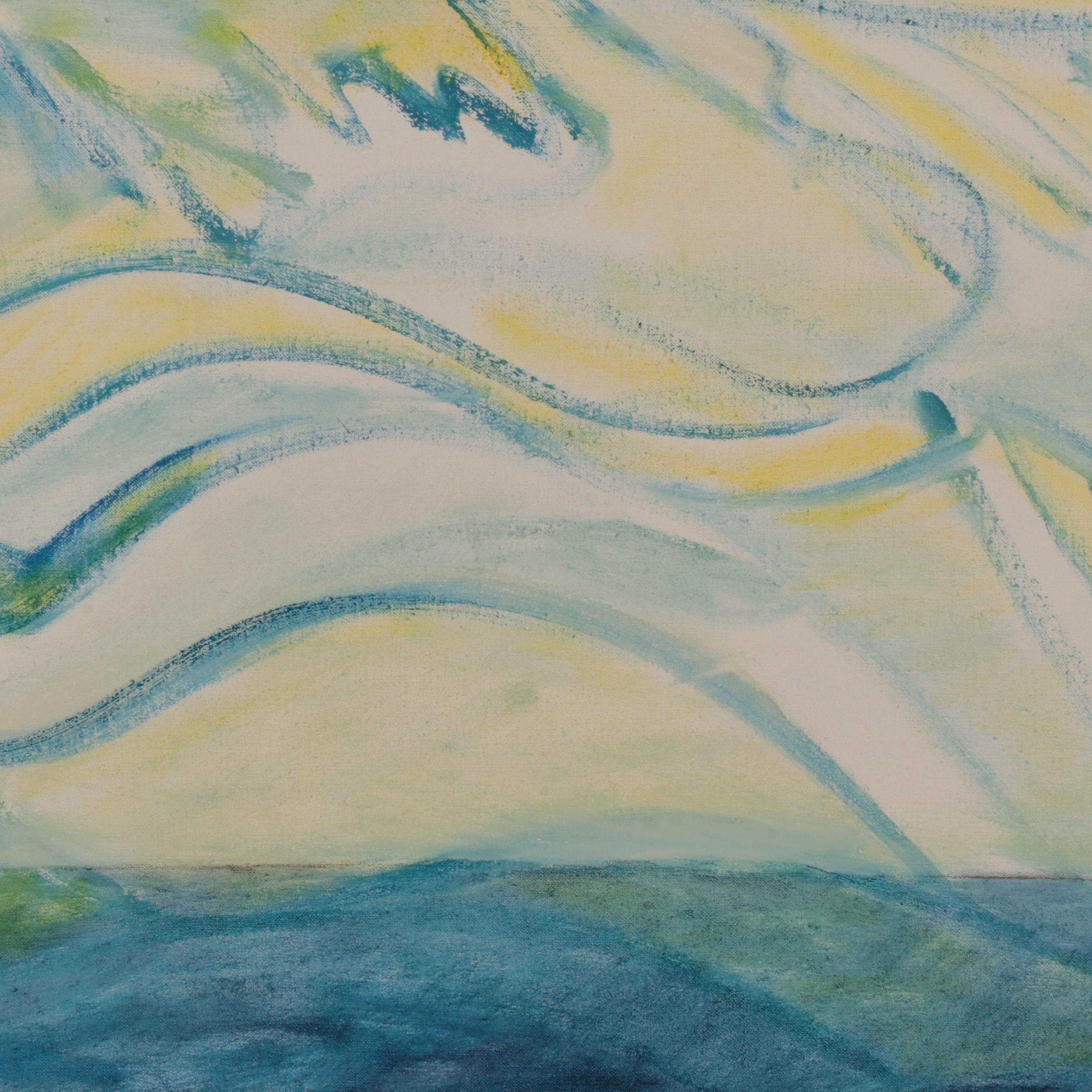 Ronald Newman Large-Scale Abstract Oil Painting