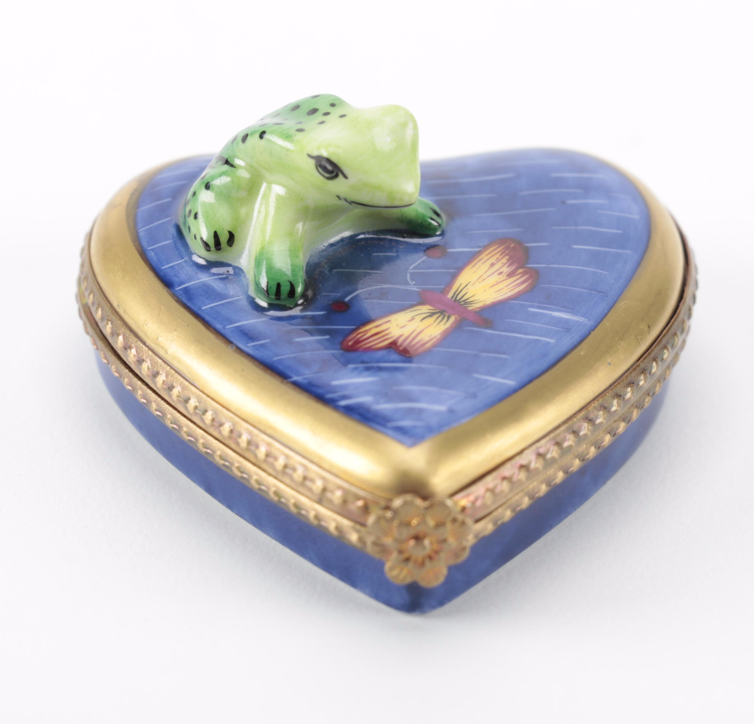 Parry Vielle Porcelain Frog Limoges Box
