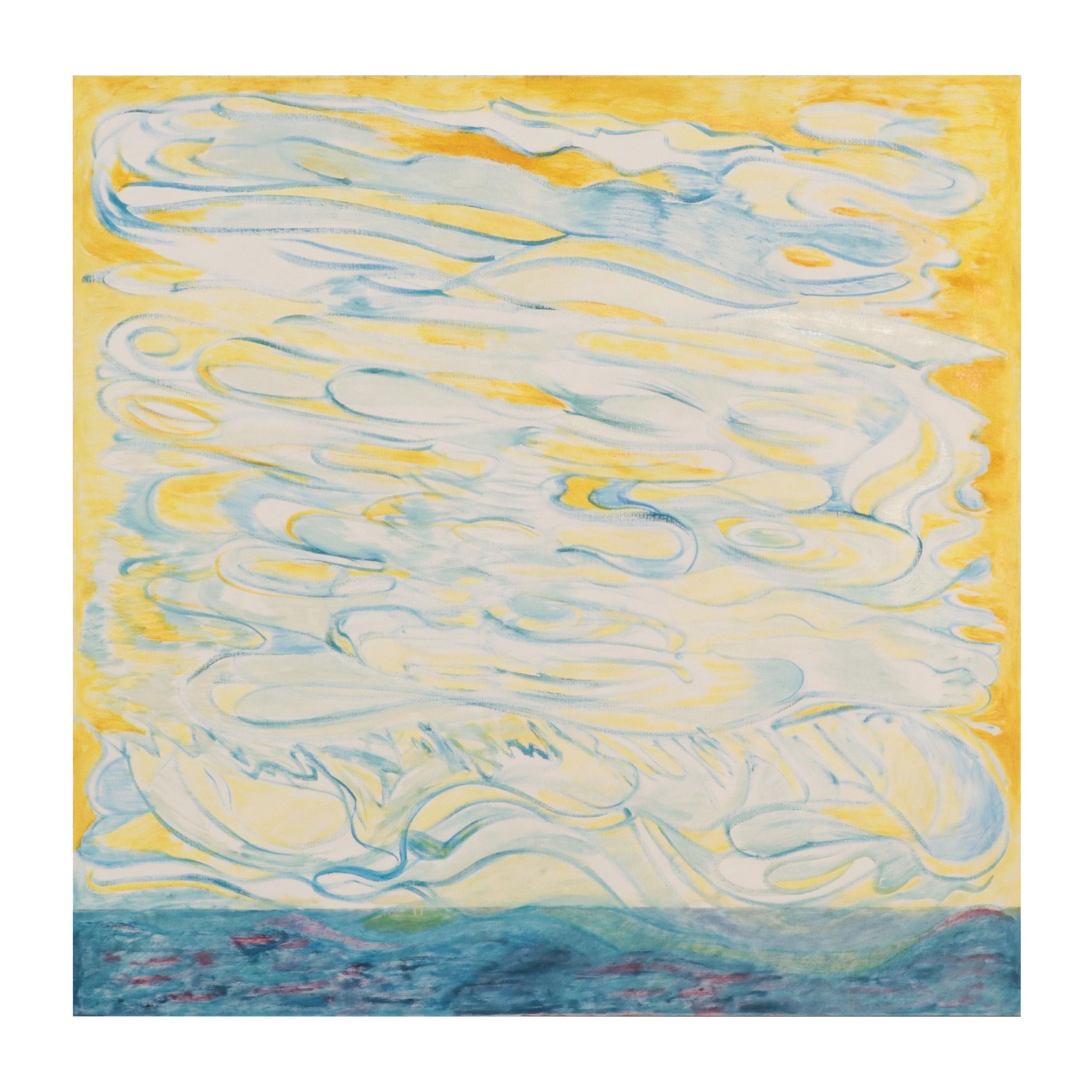 Ronald Newman Large-Scale Abstract Oil Painting