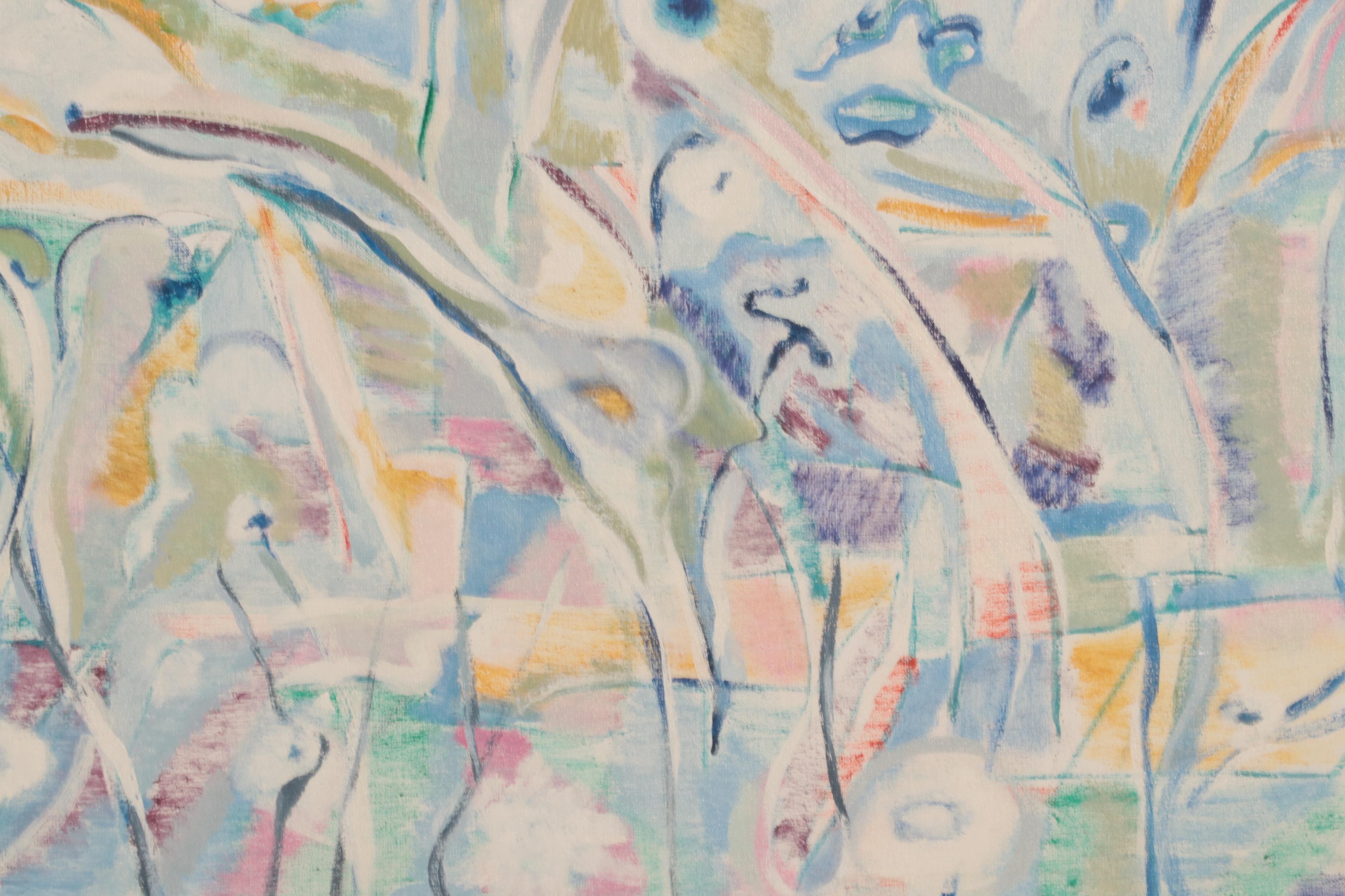 Ronald Newman Large-Scale Abstract Oil Painting