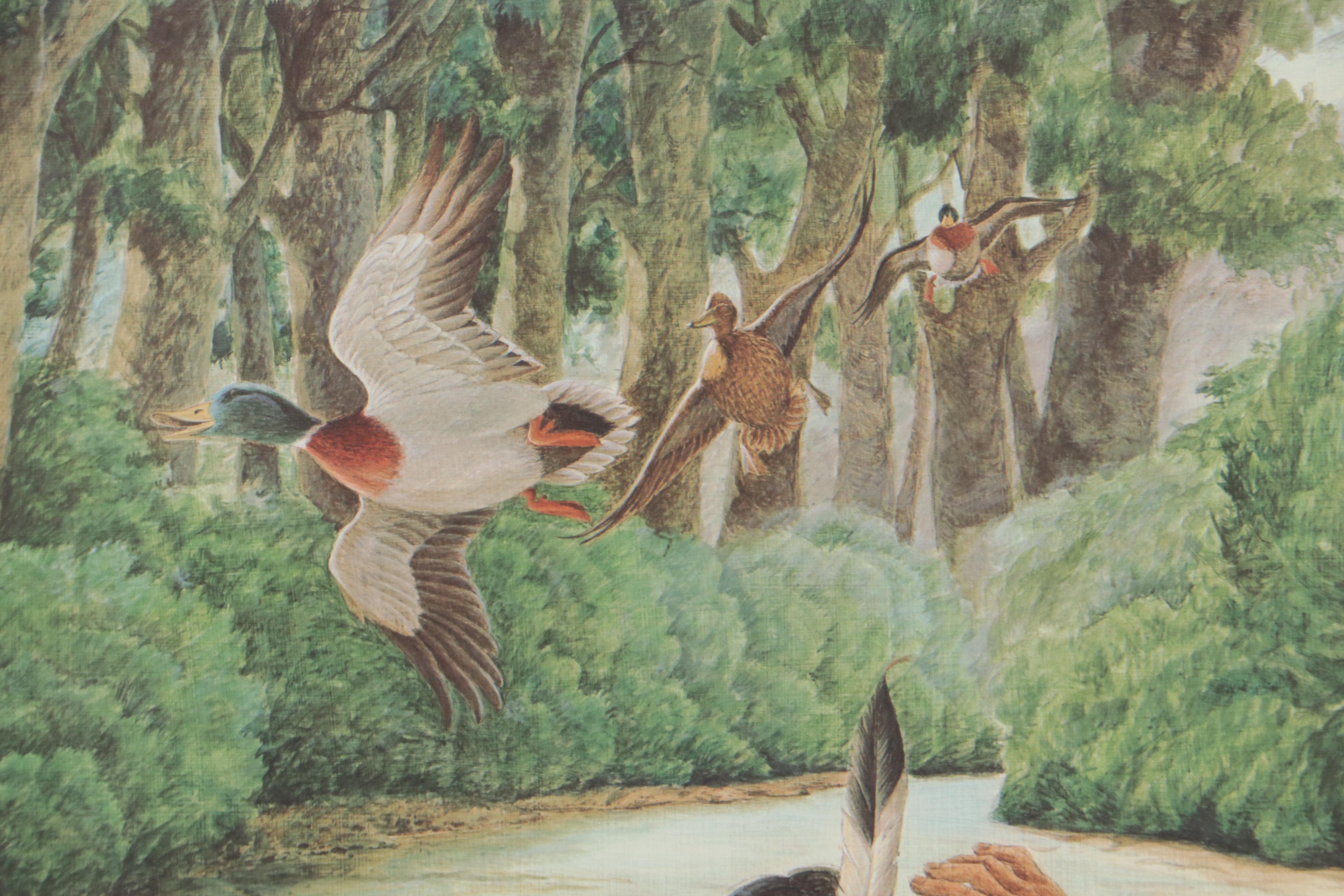 John A. Ruthven Offset Lithograph "Shawnee Indian," 1993