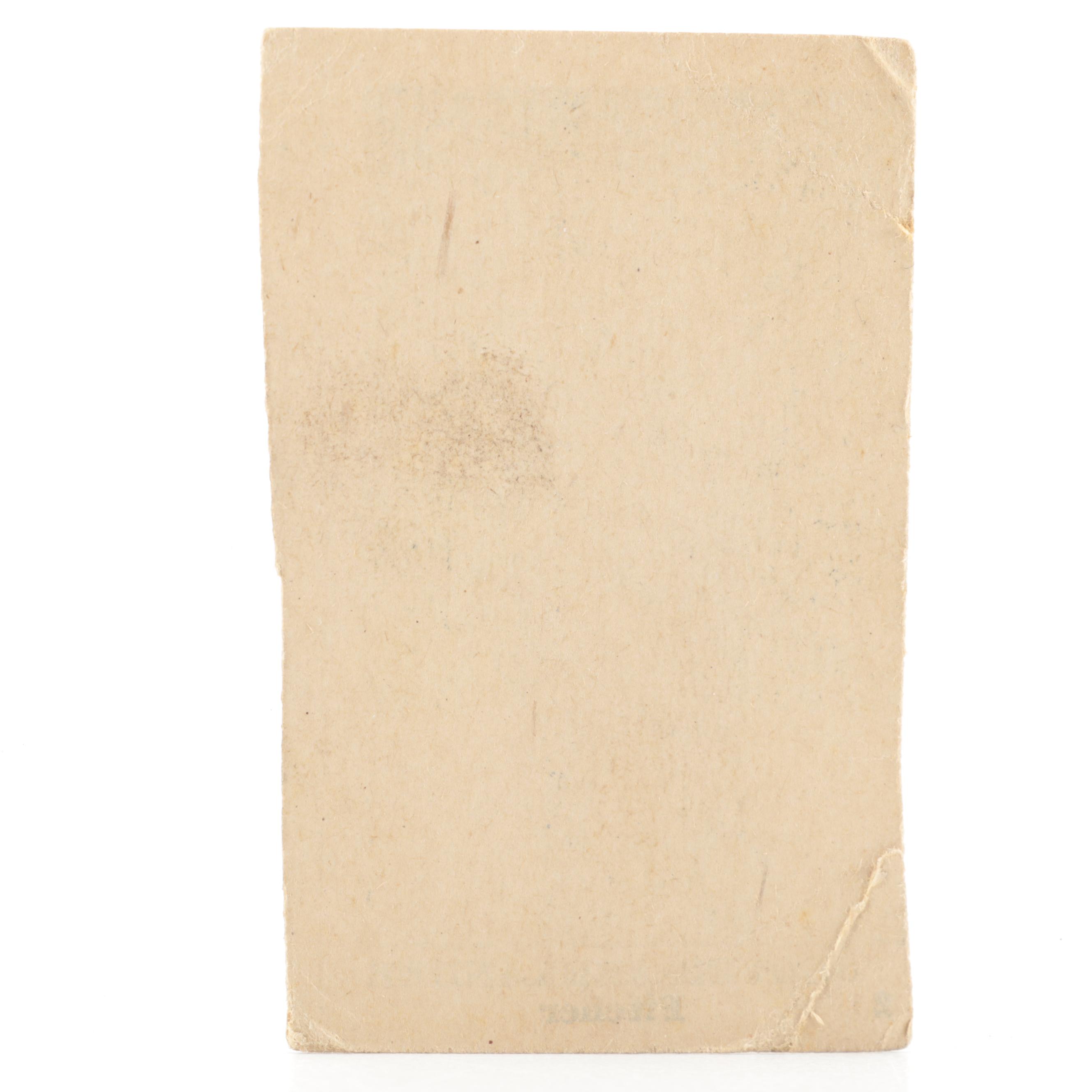 1921 W551 Grover Alexander #2 Pitcher Hand Cut Baseball Strip Card