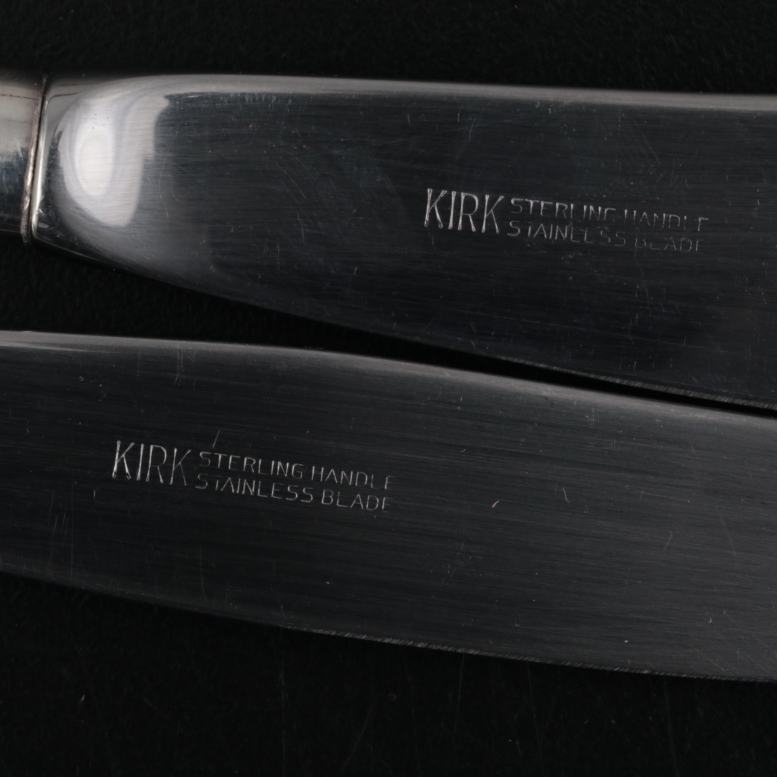 S. Kirk & Son "Florentine" Sterling Silver Flatware and Serving Utensils