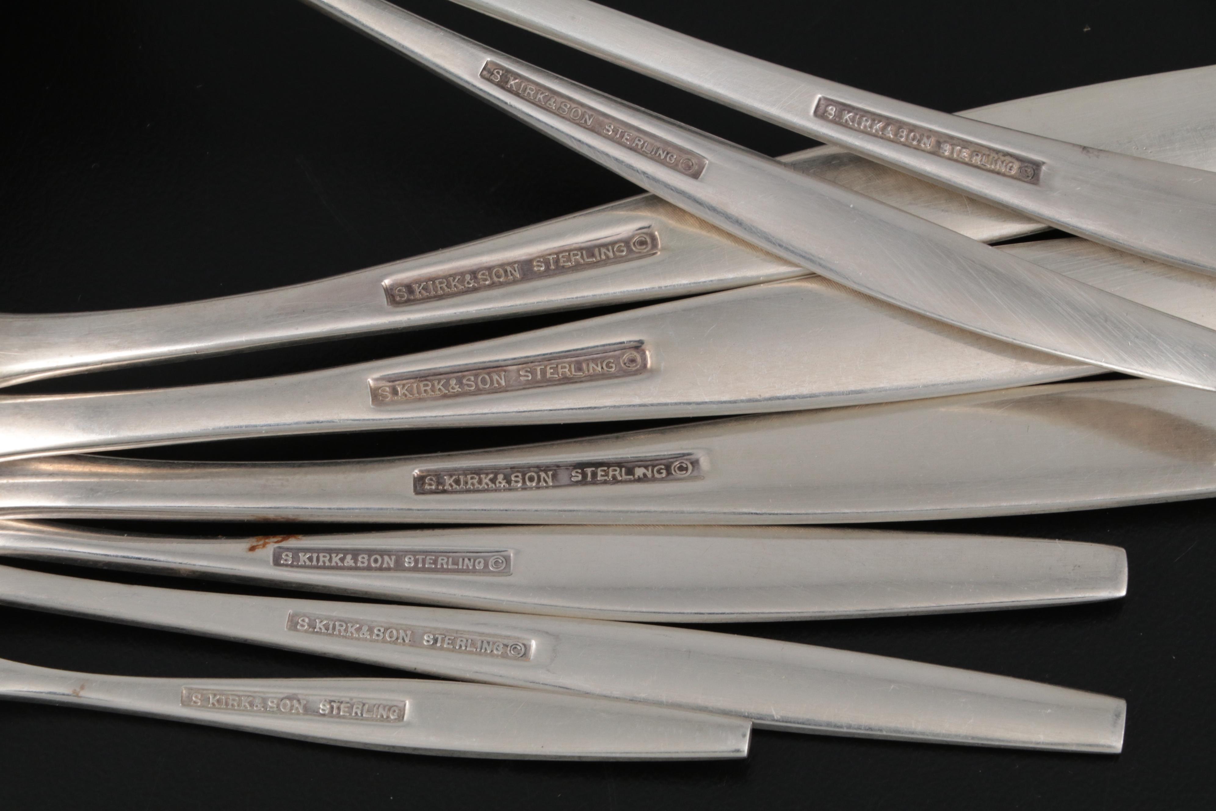 S. Kirk & Son "Florentine" Sterling Silver Flatware and Serving Utensils