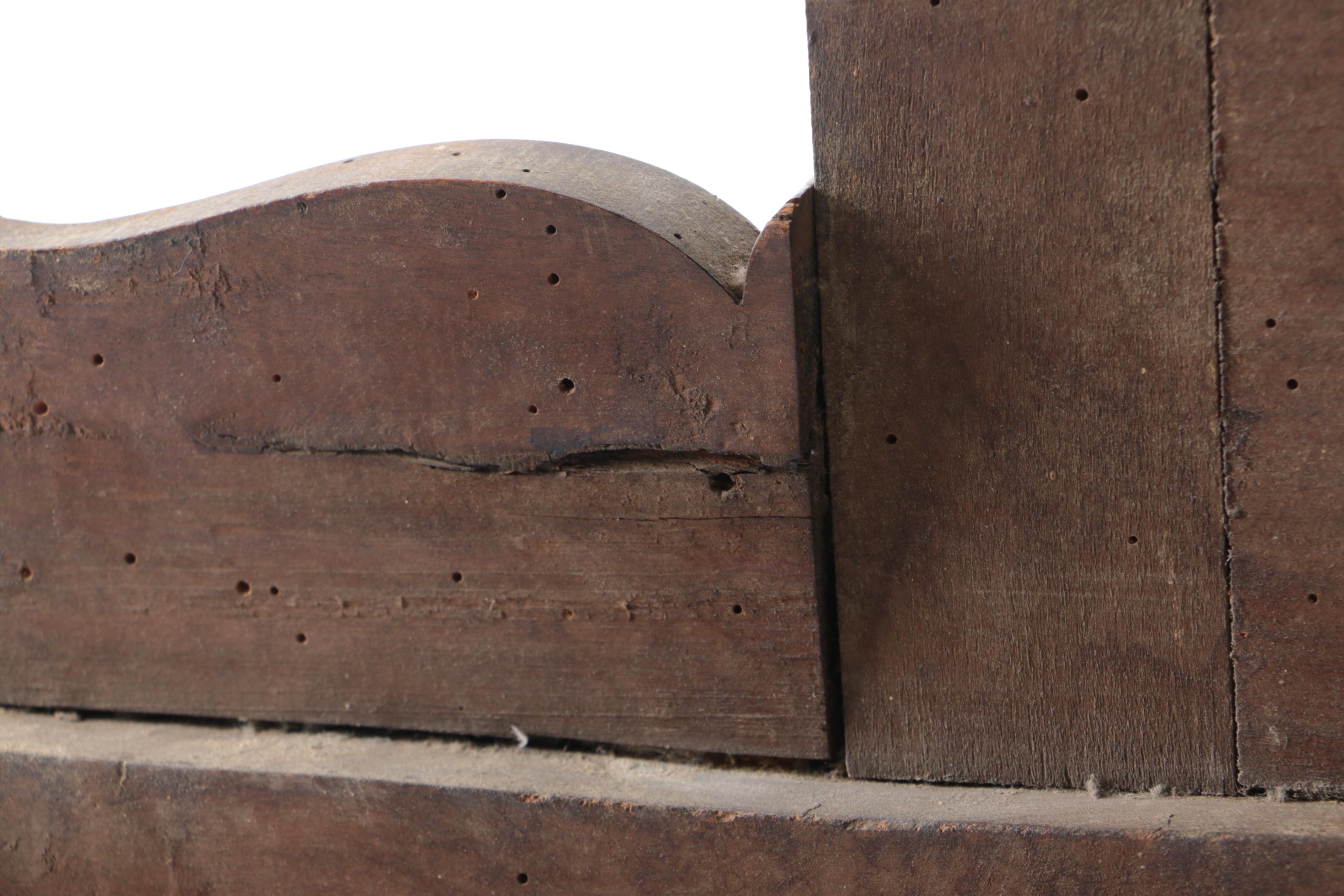 Victorian Carved Mahogany Furniture Pediment