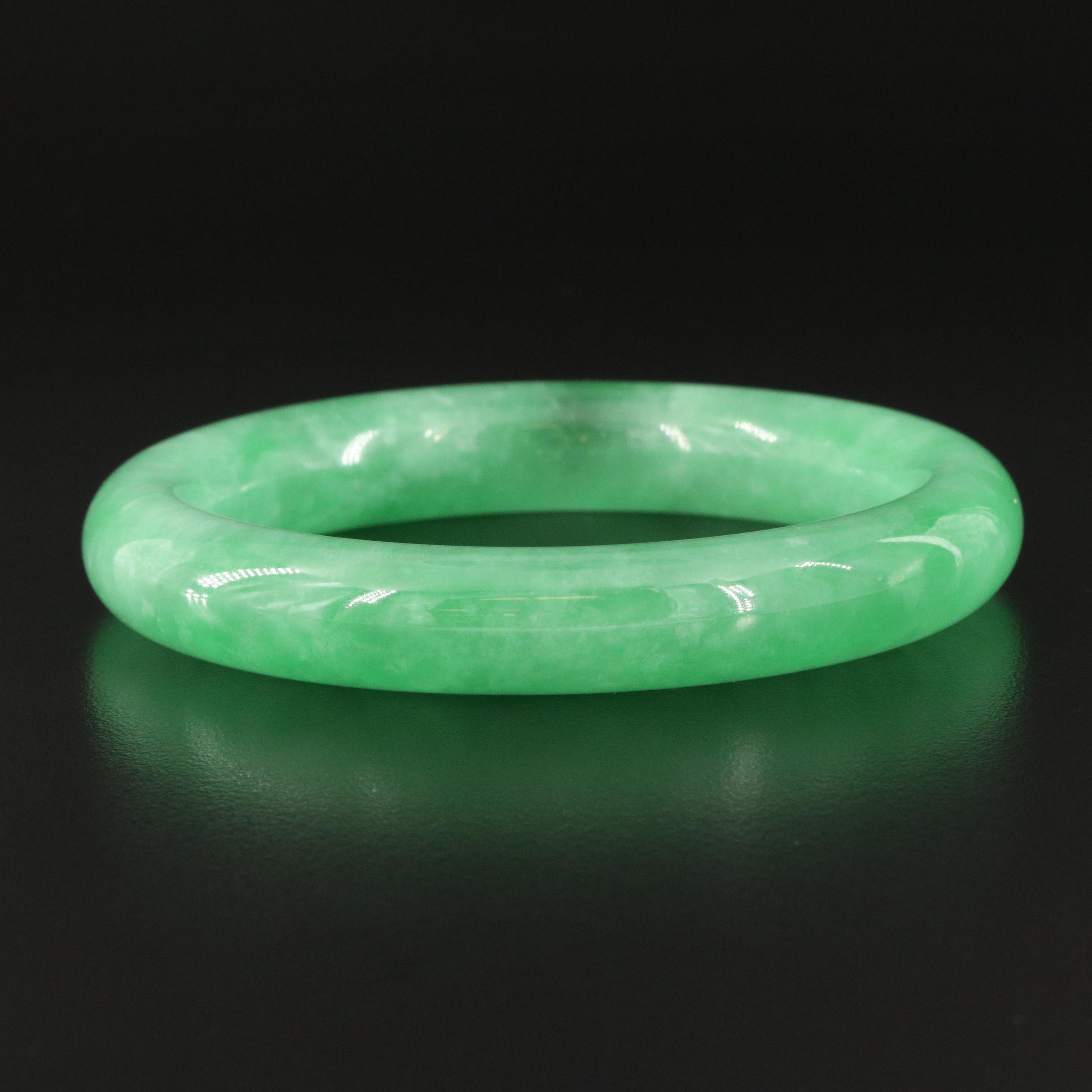 Jadeite Hololith Bangle