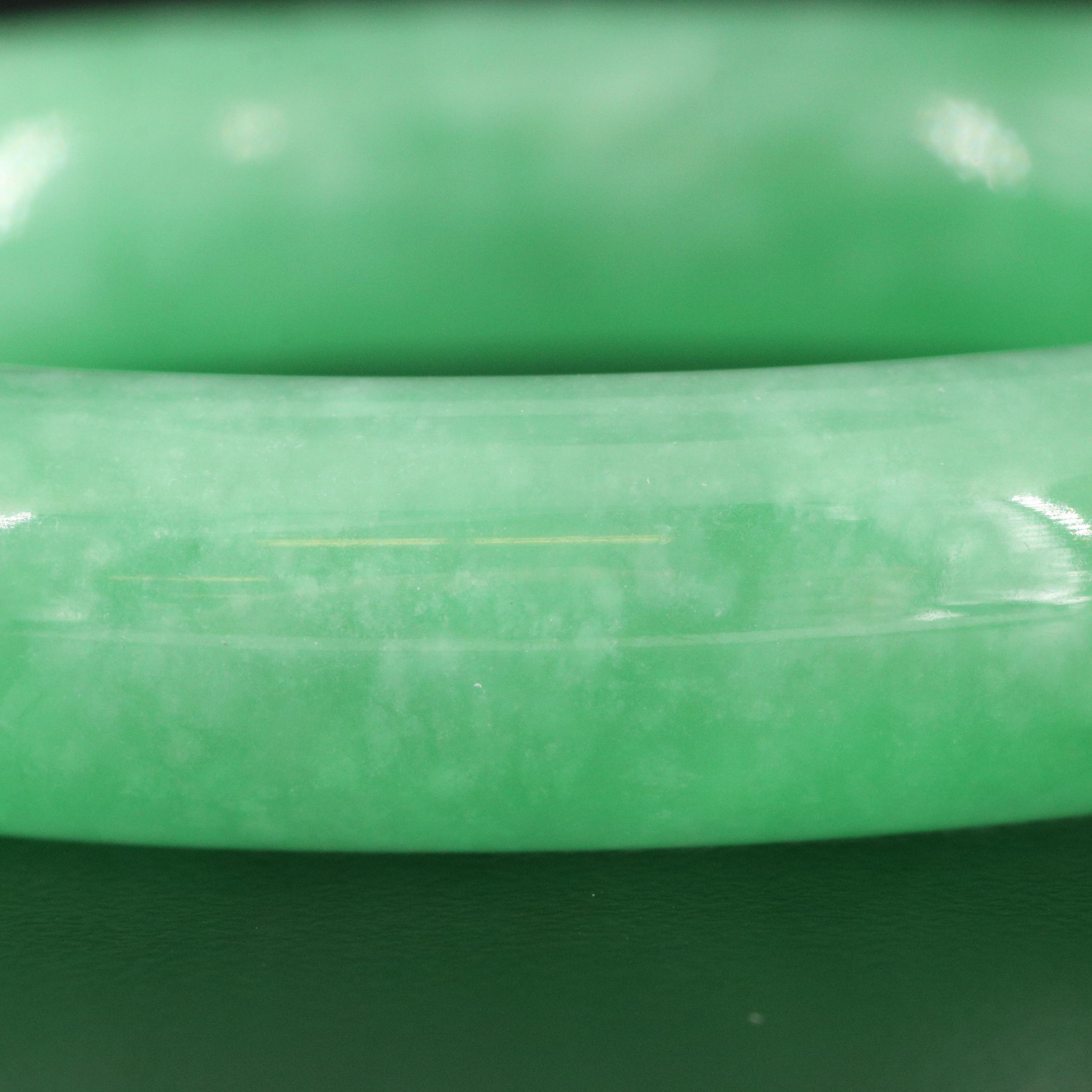 Jadeite Hololith Bangle