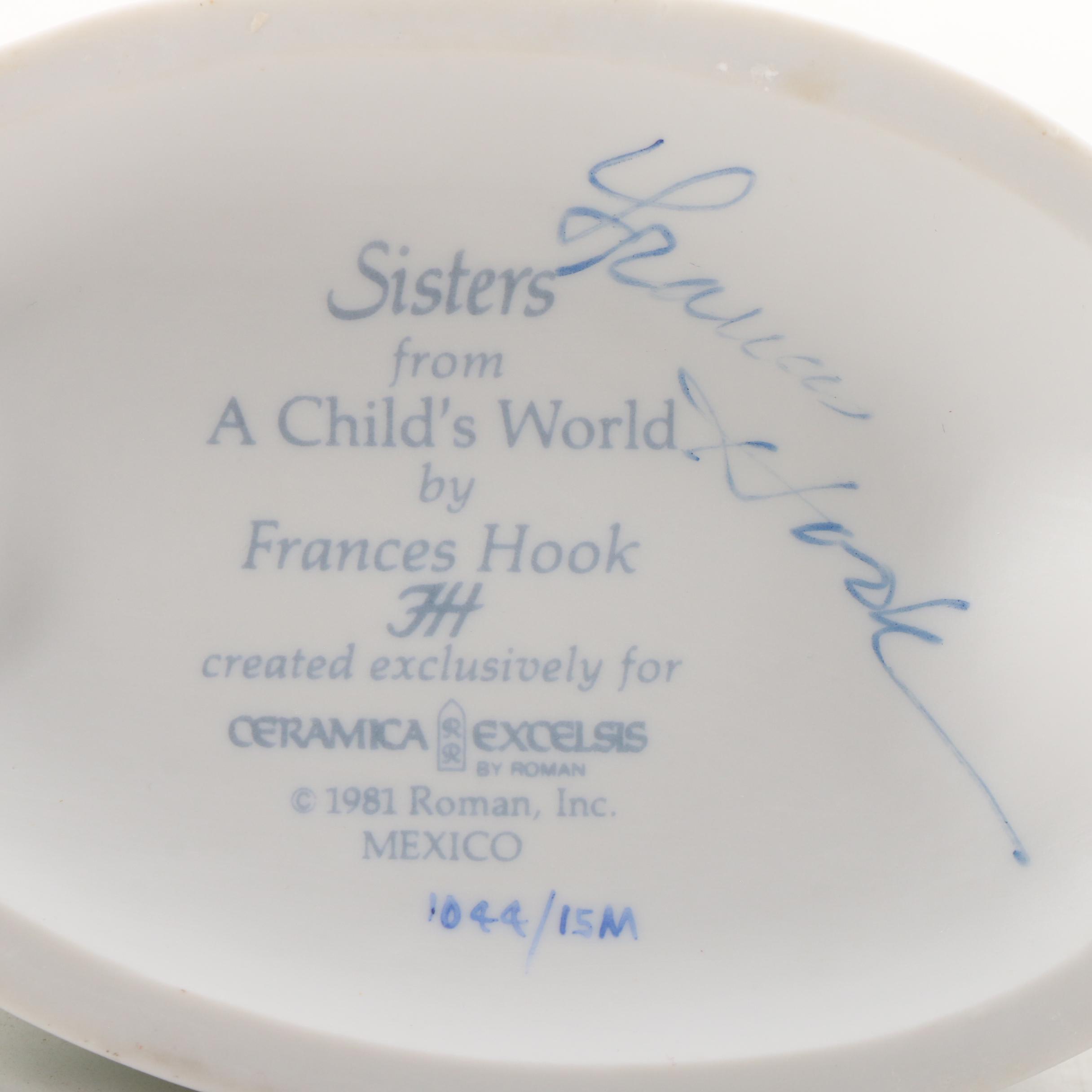 Ceramica Excelsis "A Child's World" Ceramic Figurines by Frances Hook, 1980s