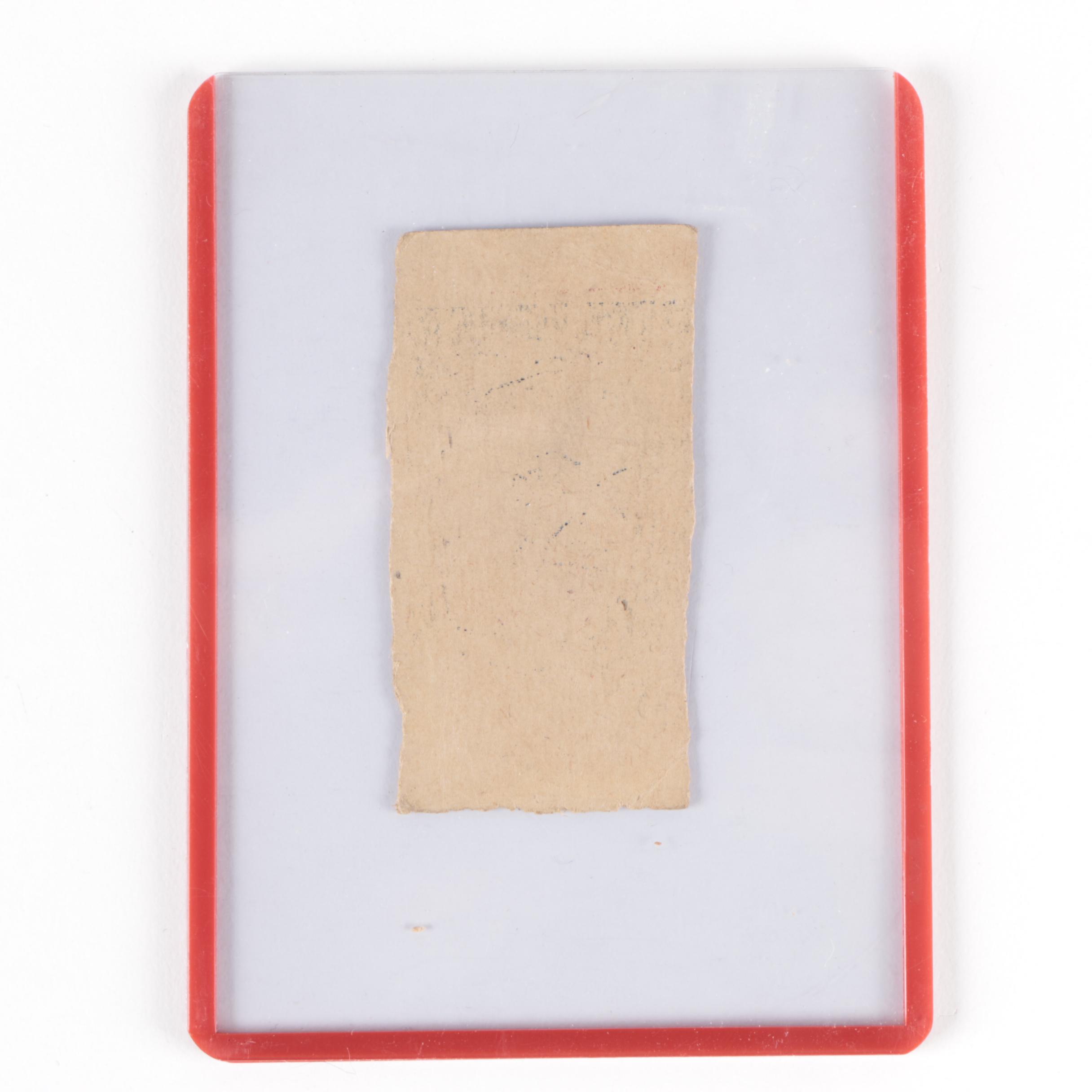 1926 W512 Ty Cobb #3 Ex-Mgr. Variation Detroit A.L. Hand-Cut Baseball Strip Card